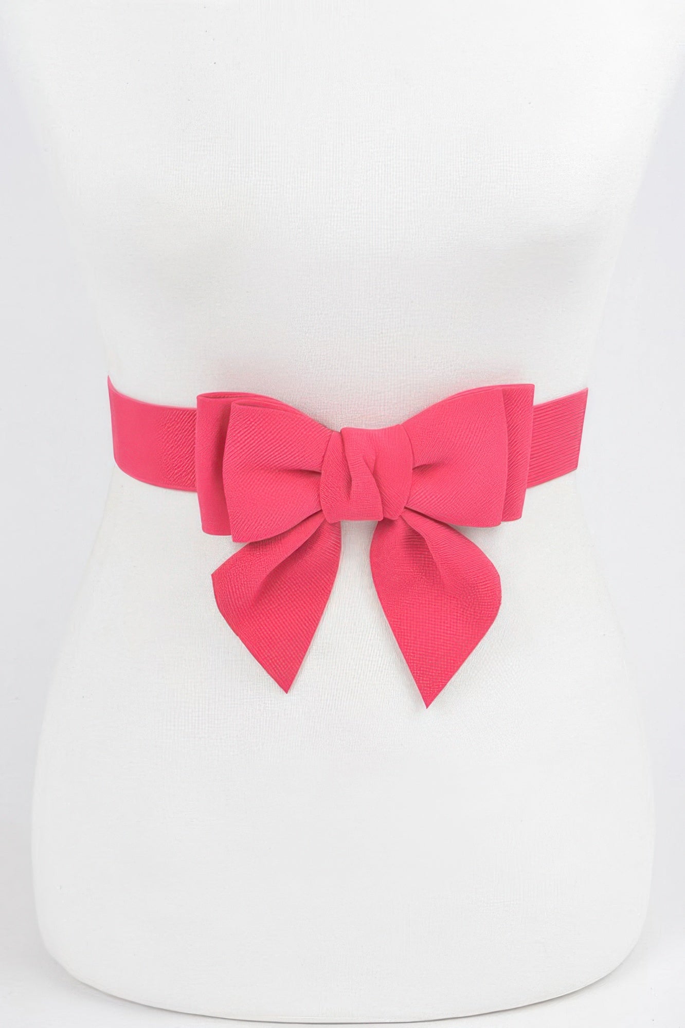 Ribbon Buckle Stretch Belt