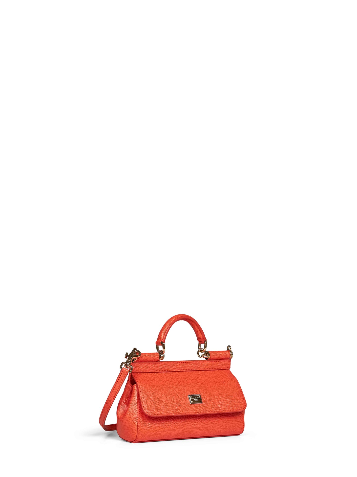 Dolce & Gabbana Women Orange Mini Sicily Handbag