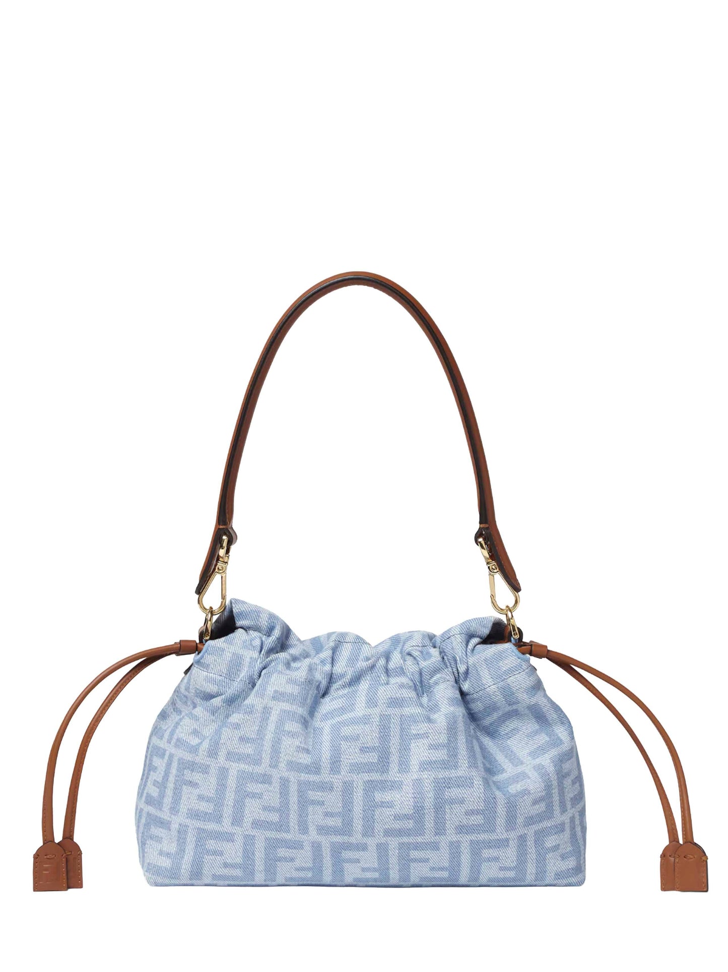 Fendi Women Light Blue Medium Baguette Mamma Bag
