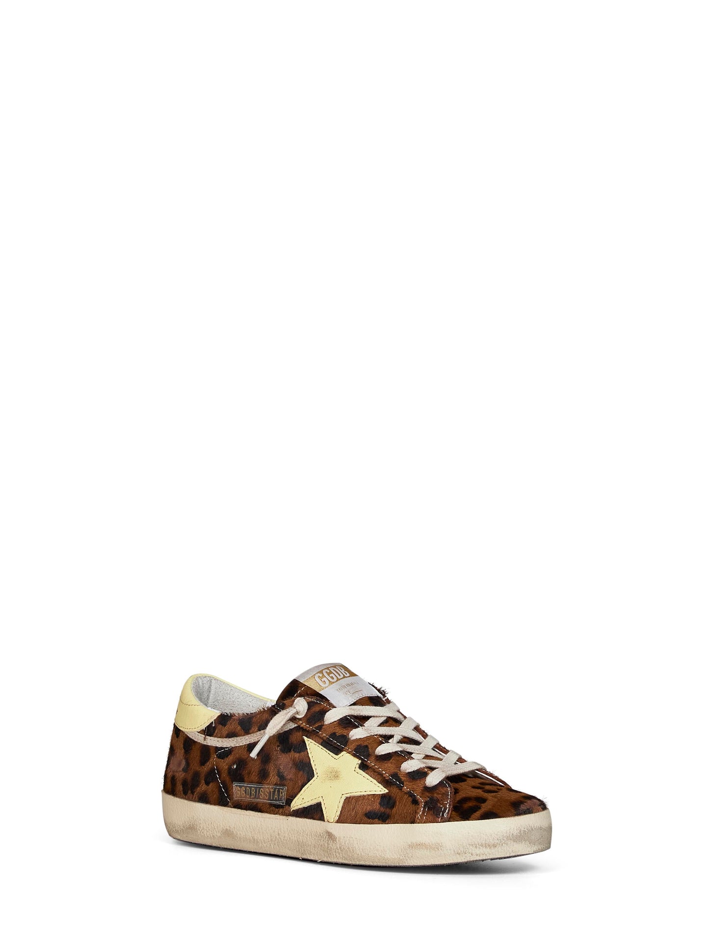 Golden Goose Women Leopard-Print Pony Skin Super-Star Sneakers