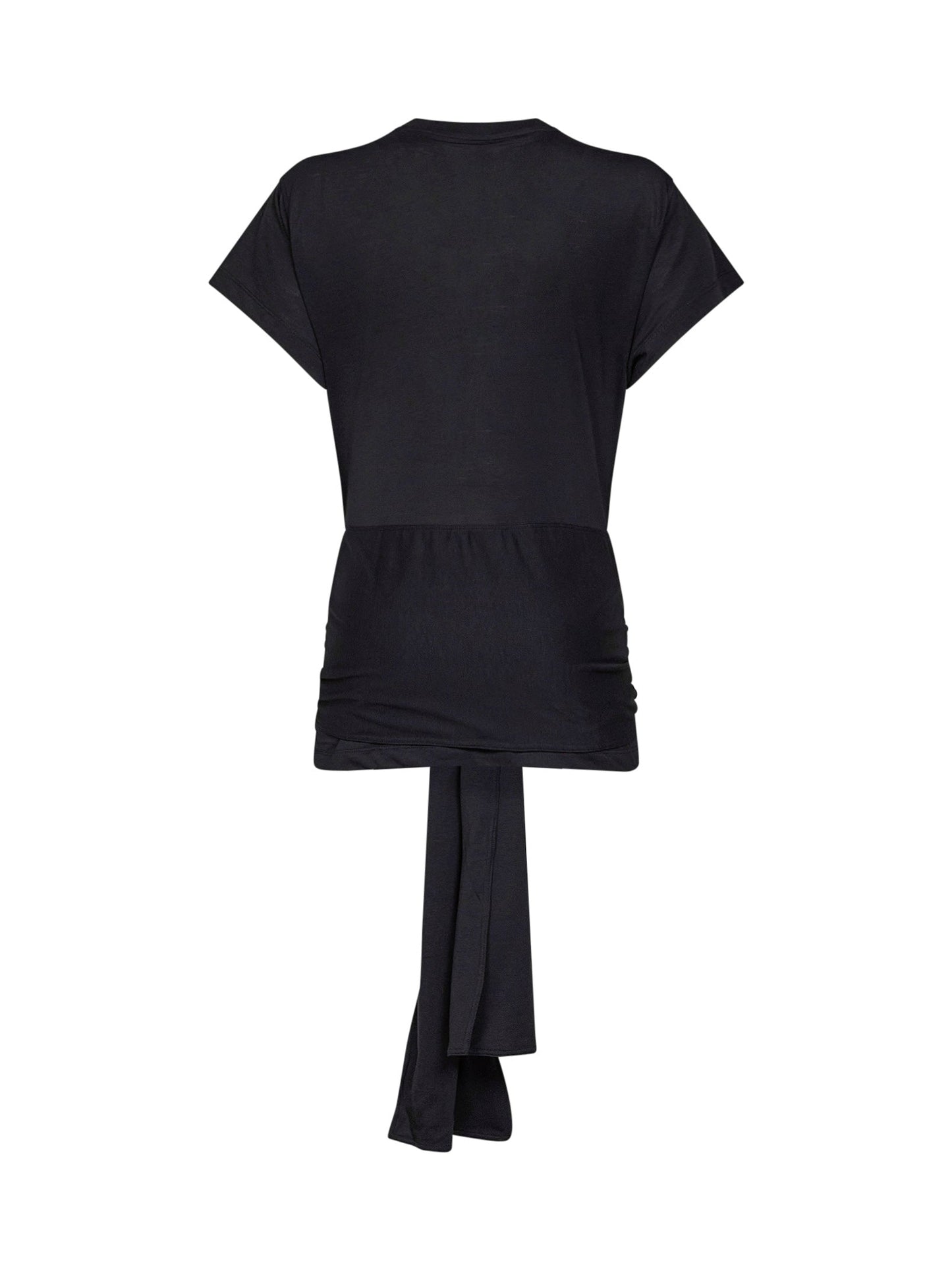 Toteme Women Black Jersey Tie-Waist Top