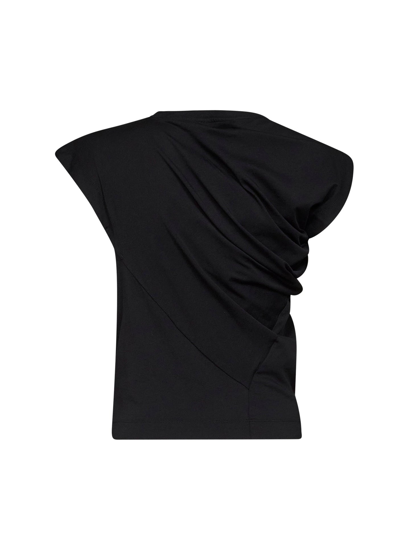 Vivienne Westwood Women Black Cotton Jersey Hebo Draped Top