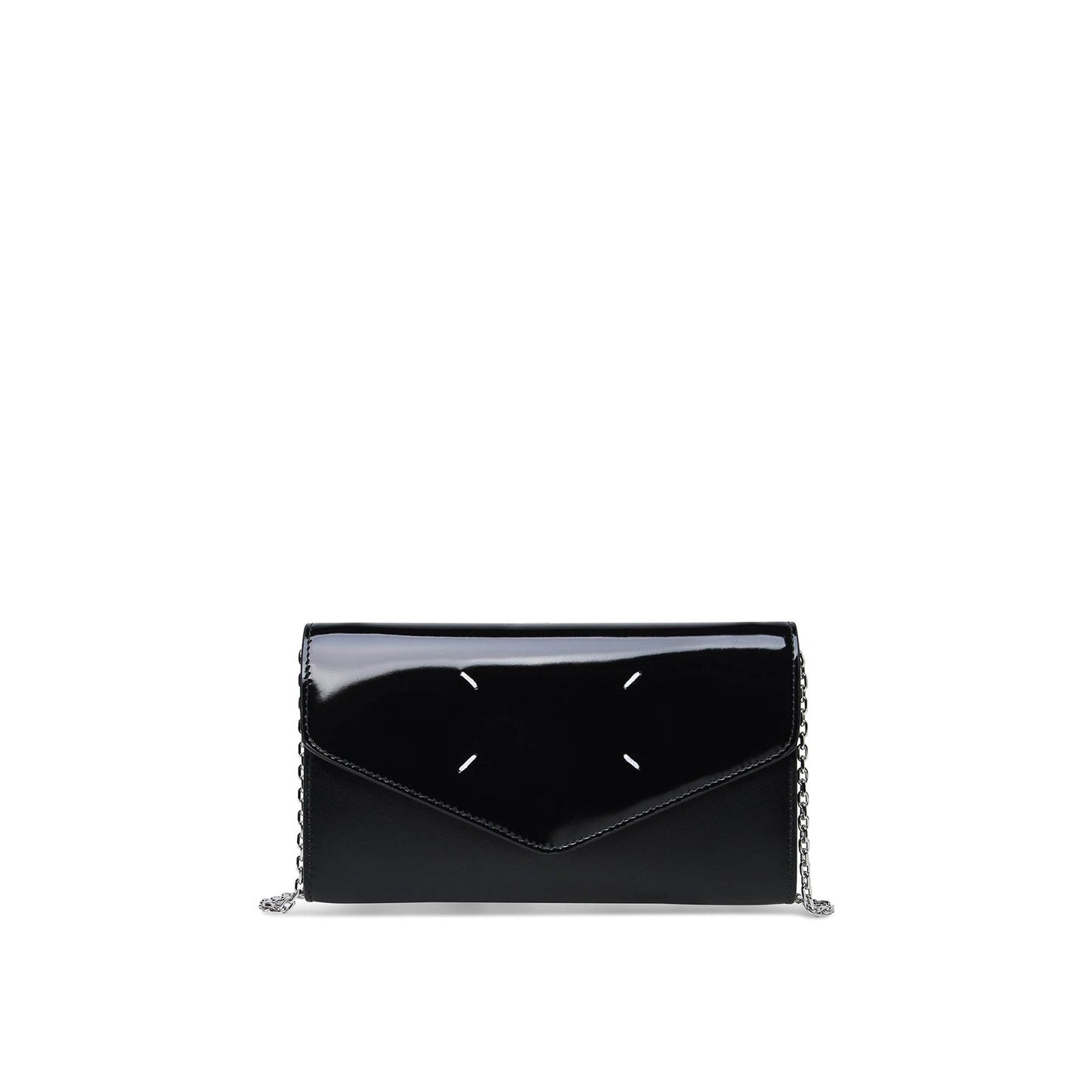 Maison Margiela Four Stiches Leather Chain Wallet Women