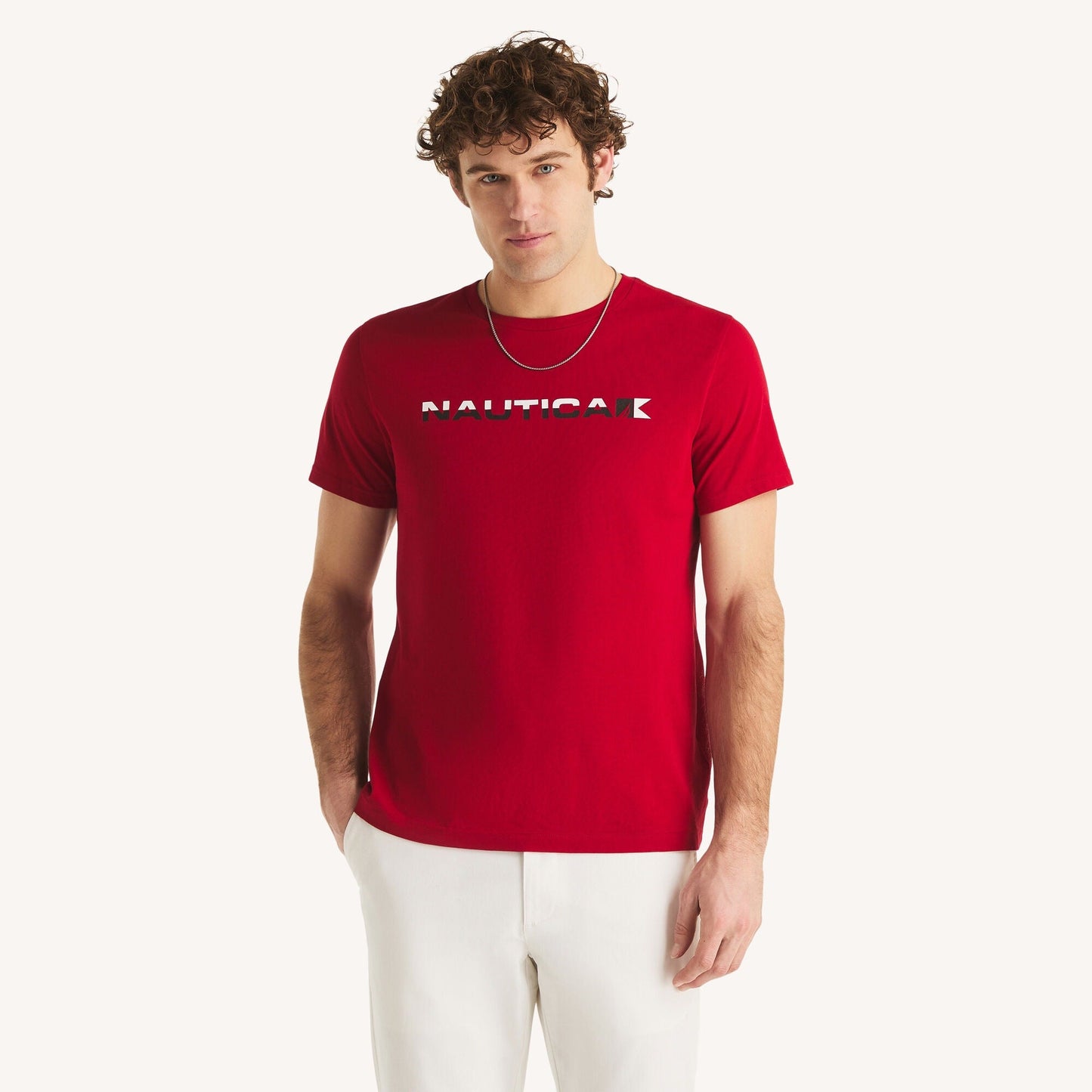 Nautica Mens Logo Graphic T-Shirt
