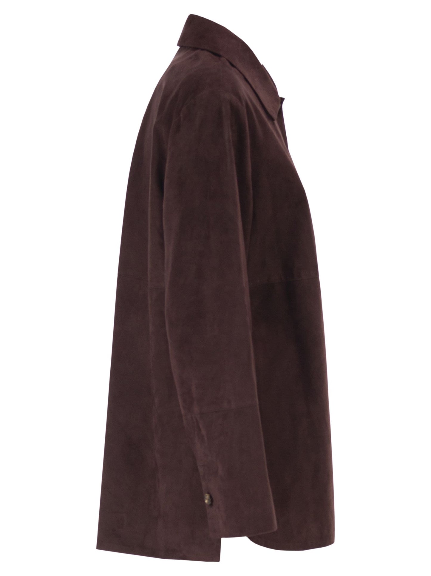 S Max Mara Women Smmgocce - Suede Shirt With Silk Lining