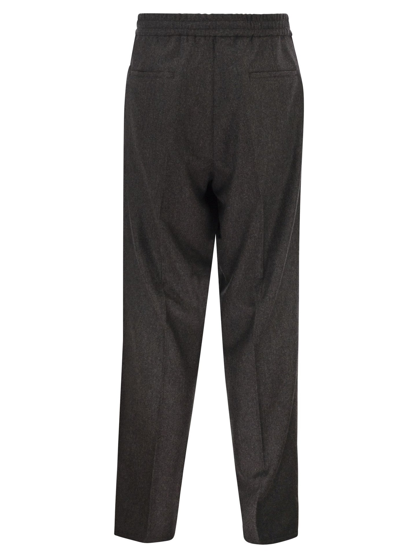 Brunello Cucinelli Men Tailored Jogger Trousers In Virgin Wool