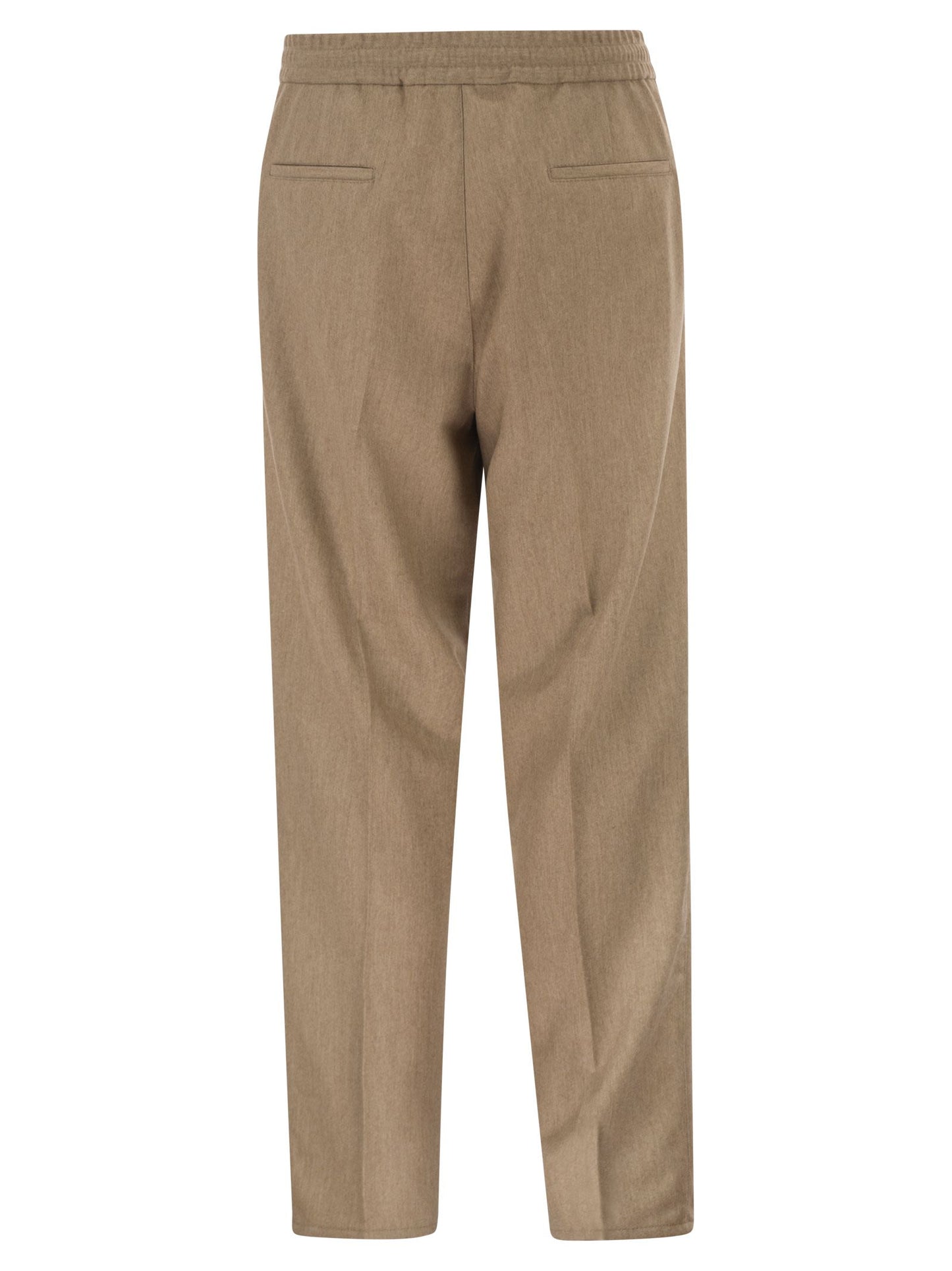 Brunello Cucinelli Men Tailored Jogger Trousers In Virgin Wool
