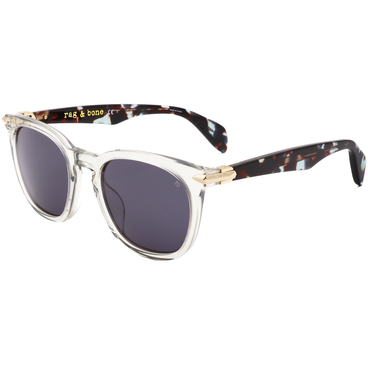 Rag & Bone Men's 50 mm Grey Sunglasses