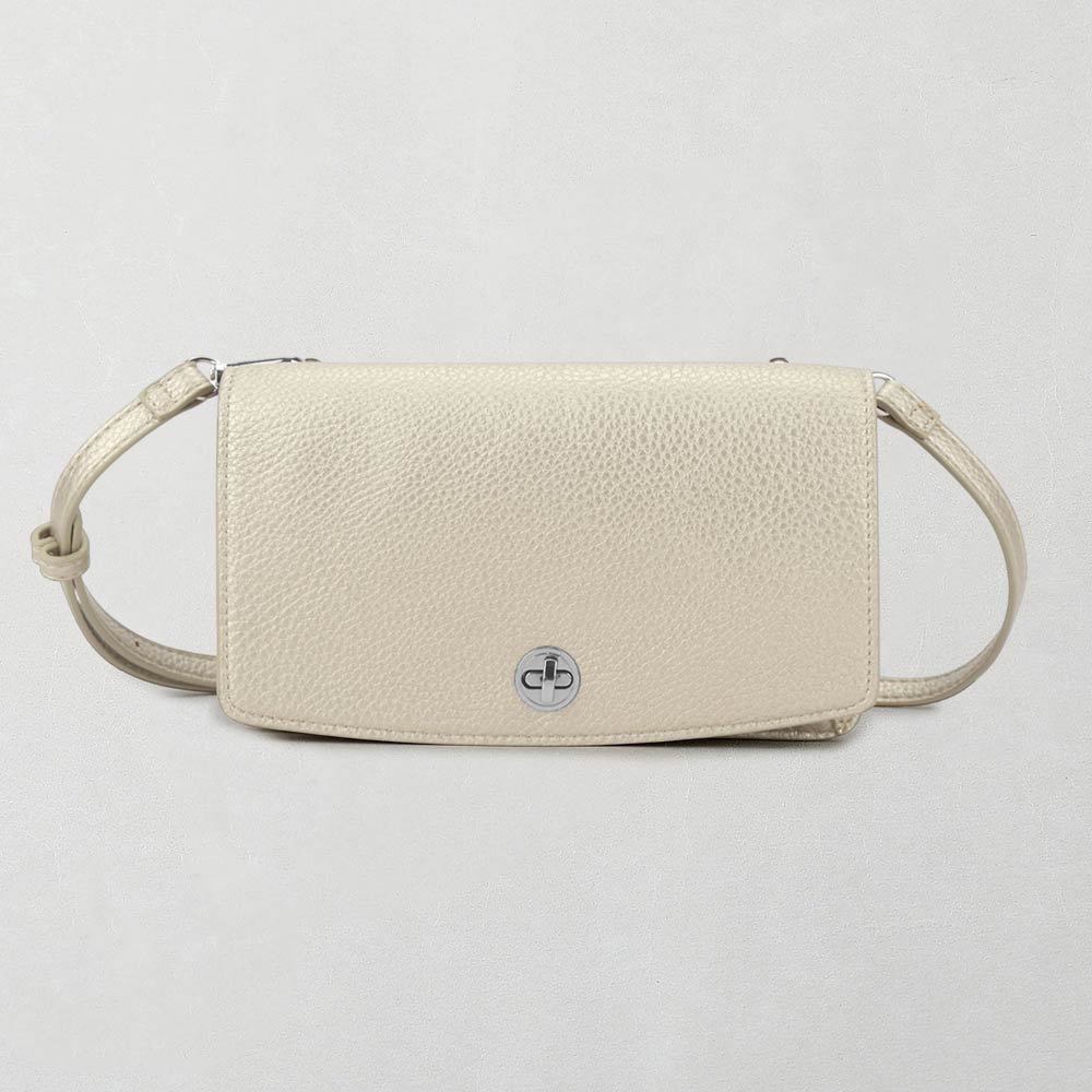 Faux Leather Crossbody Wallet Bag