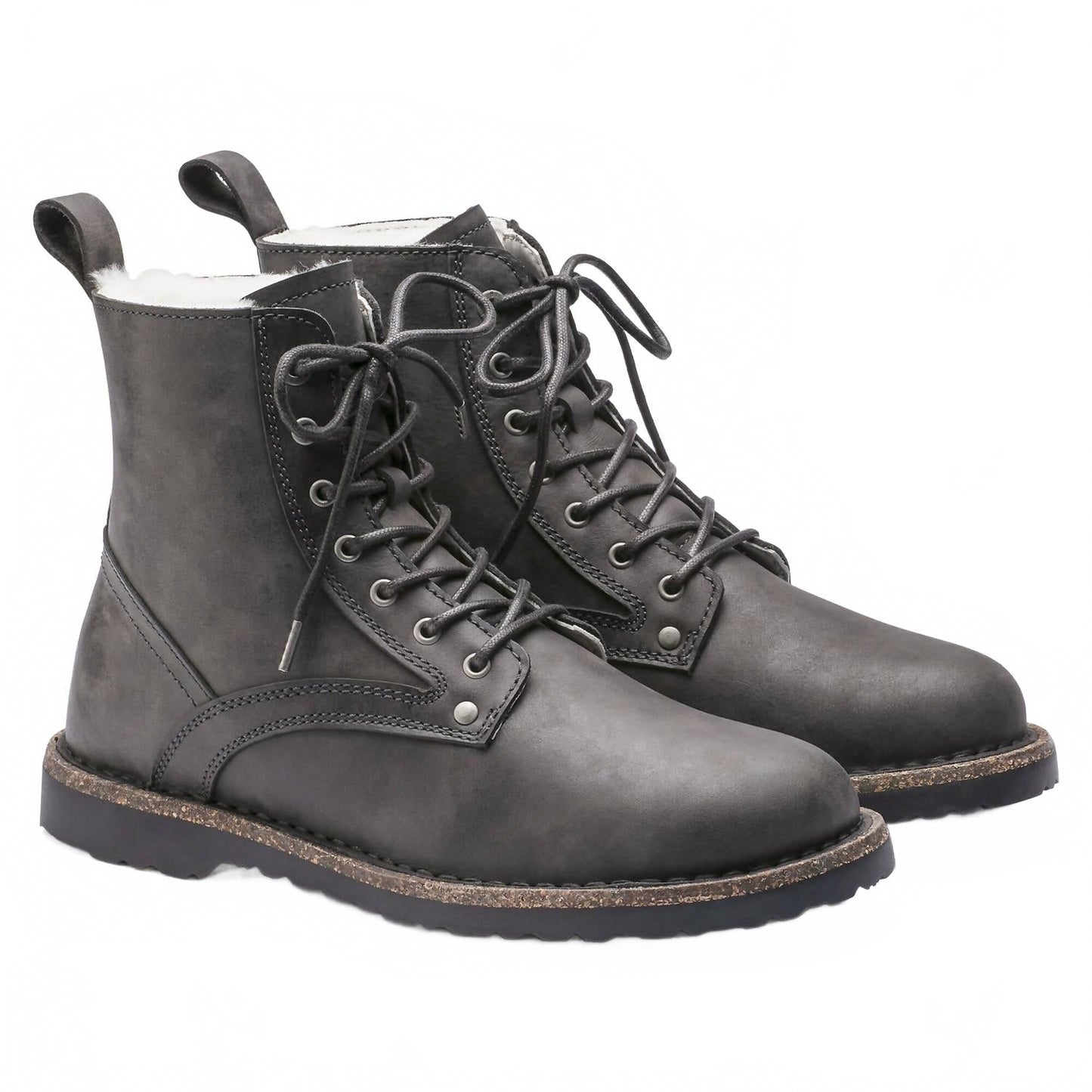 Women's Bryson Shearling Ankle Boots In Graphite