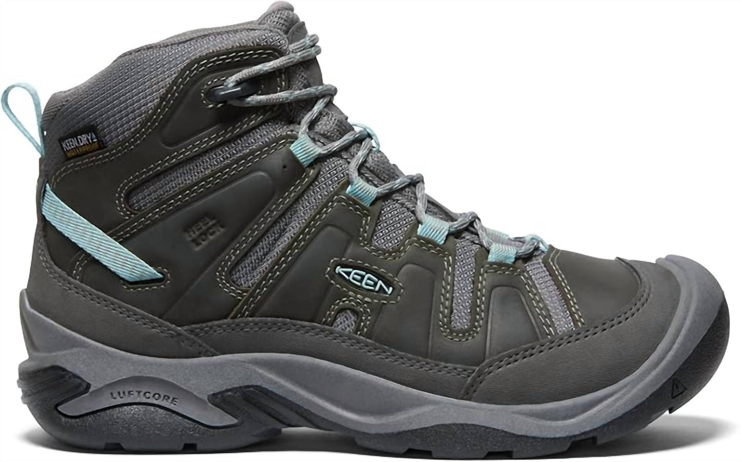 Women's Circadia Mid Waterproof Hiking Boot In Steel Grey