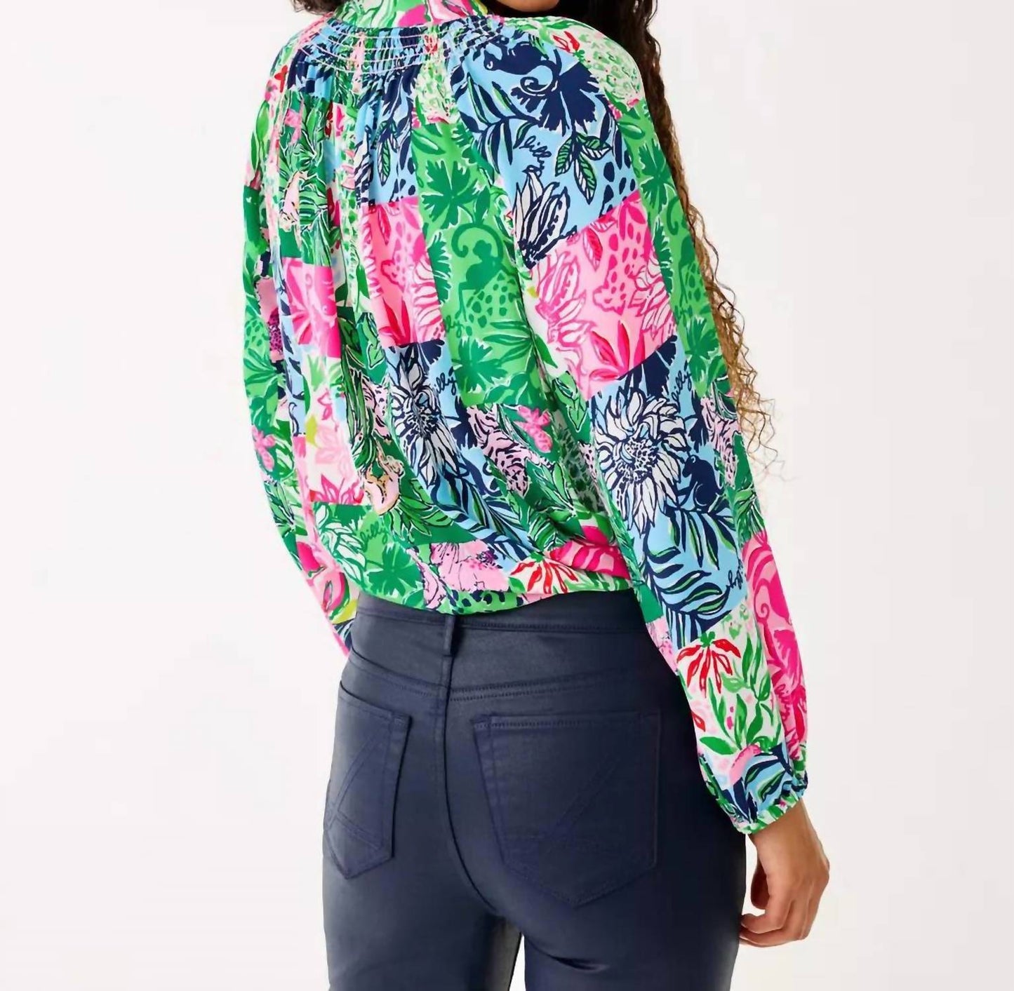 Elsa Top In Multi Party Punch Patch