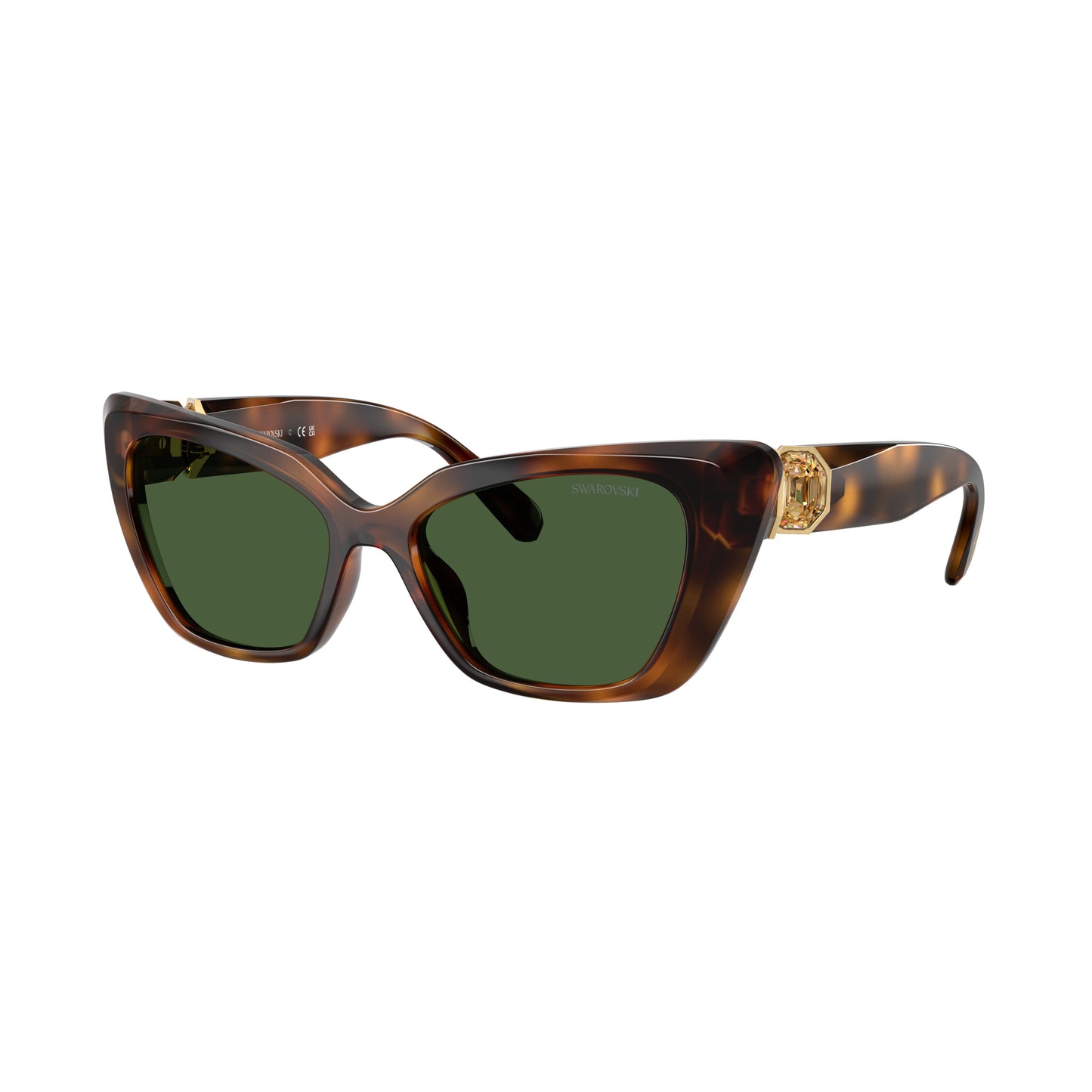0Sk6047 Cat-Eye Sunglasses with Tortoiseshell Frame