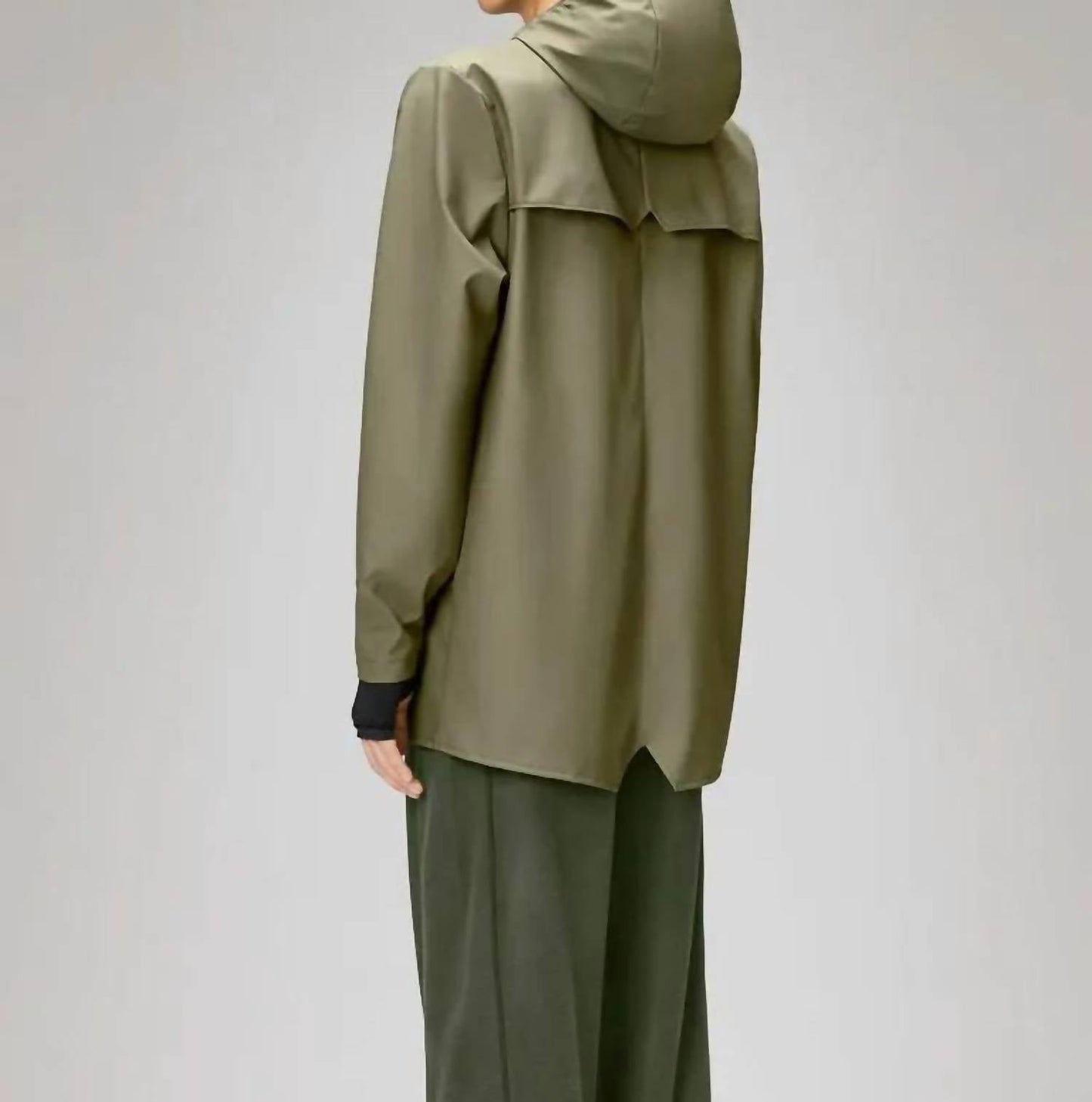 Unisex Waterproof Rain Jacket In Marsh