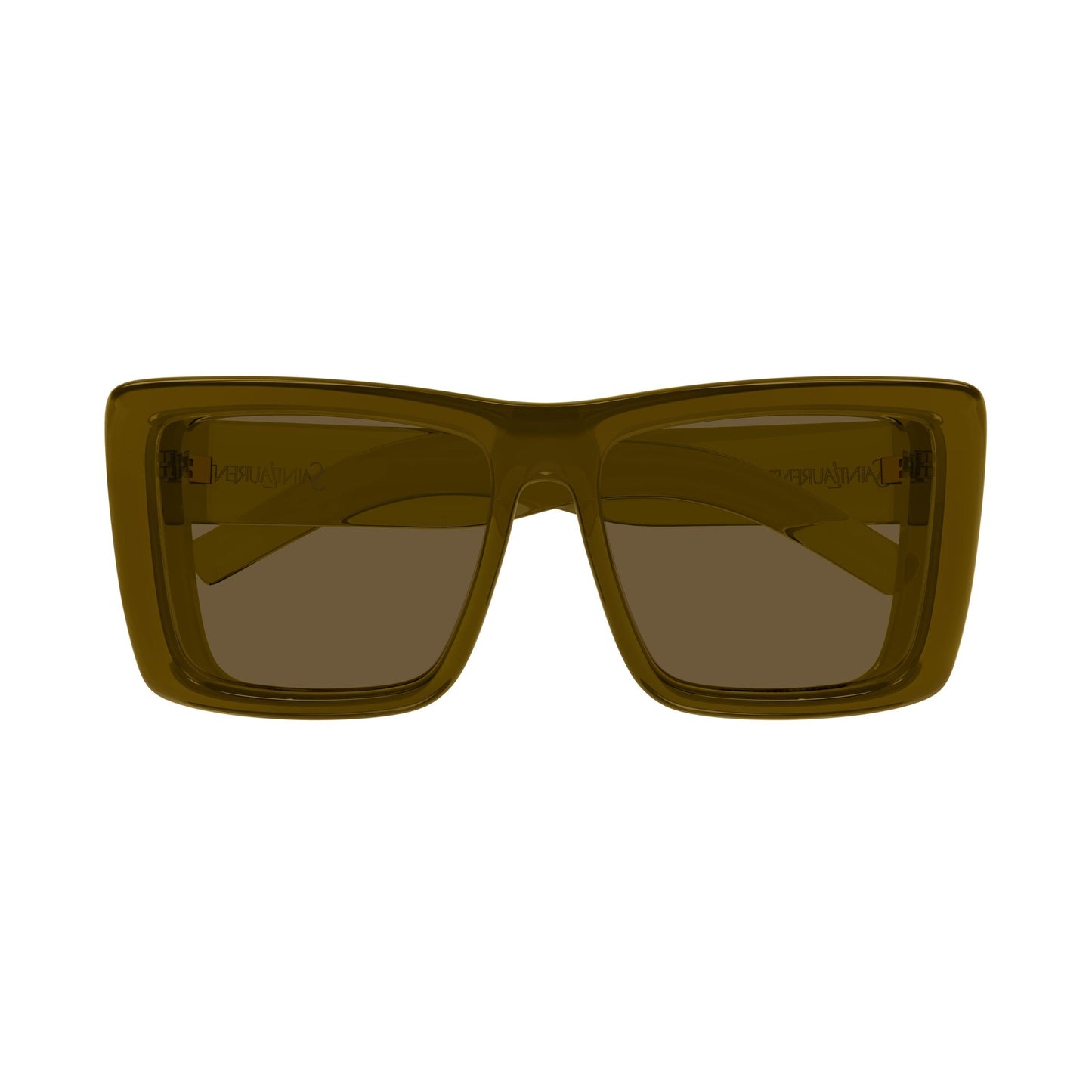 Oversized Square Frame Sunglasses With Glossy Finish