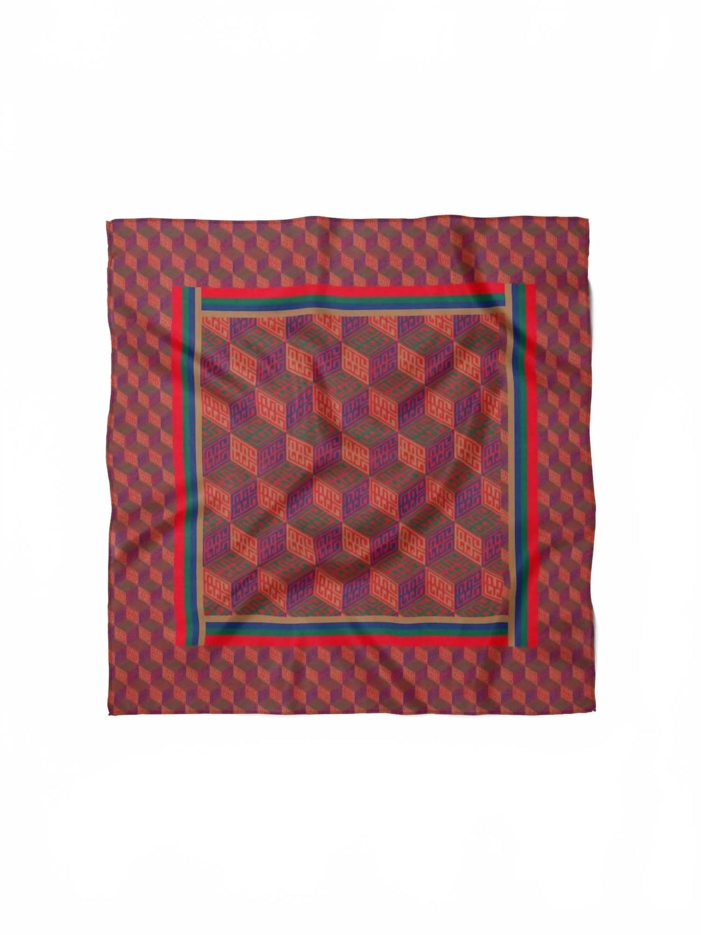 Women's Silk Scarf In Vintage Monogram