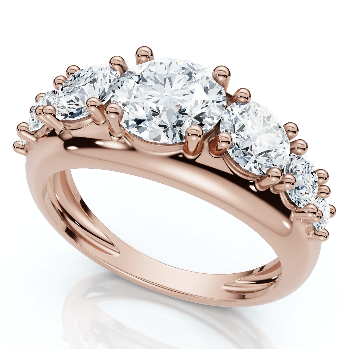 2Ct TW Diamond Anniversary Stackable Wedding Ring 14k Gold Lab Grown