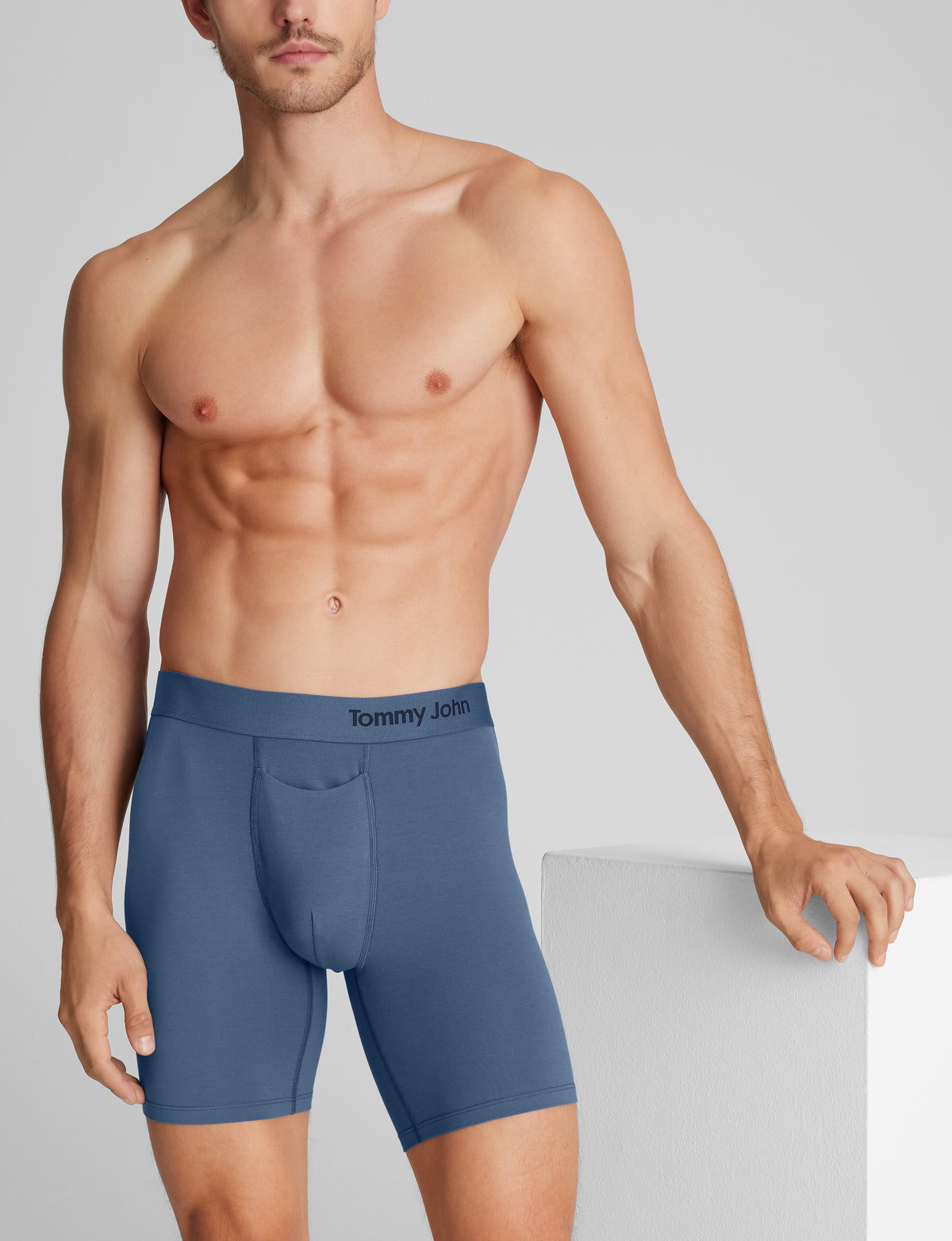Men's Cool Cotton Mid-Length Boxer Brief 6"