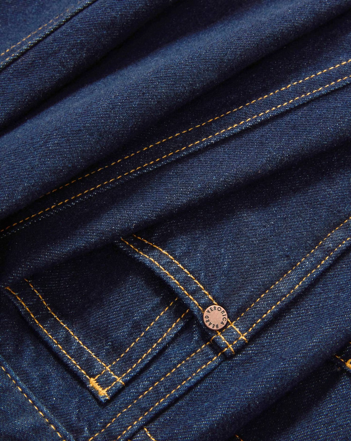 Kasey Mid Rise Wide Leg Jean In Indigo Rinse