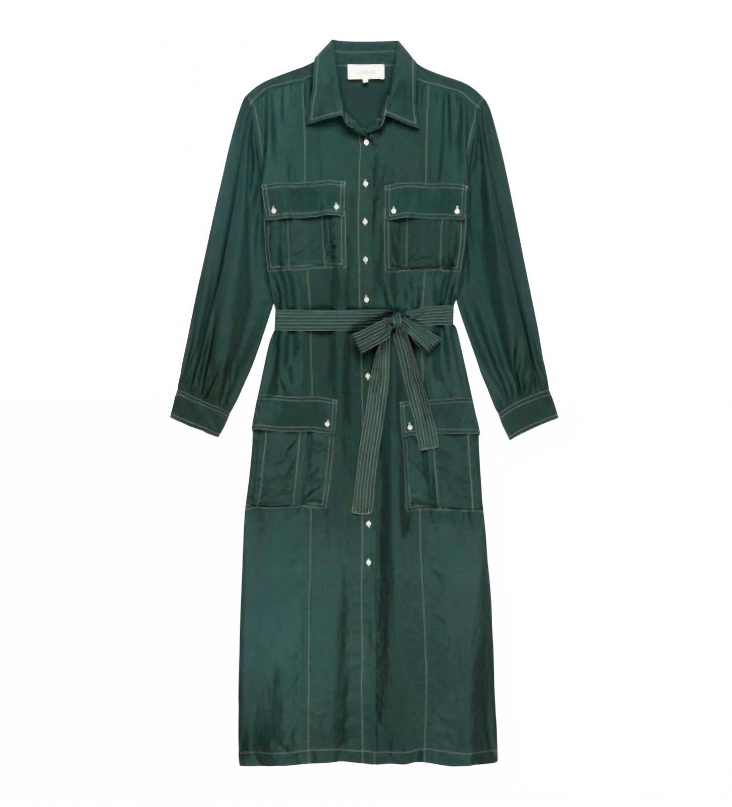 Women's The Cargo Dress In Deep Green