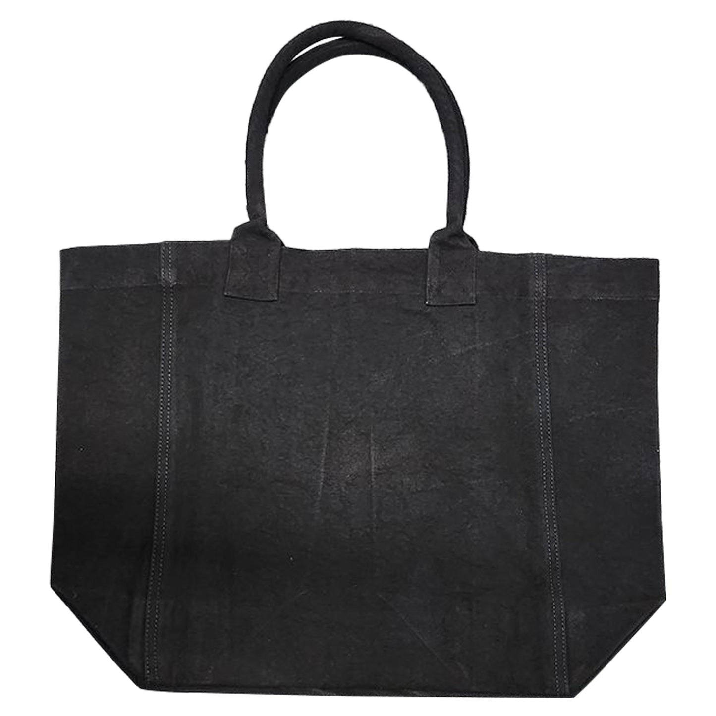 Yenky Embroidered Logo Shopper Bag Faded Black