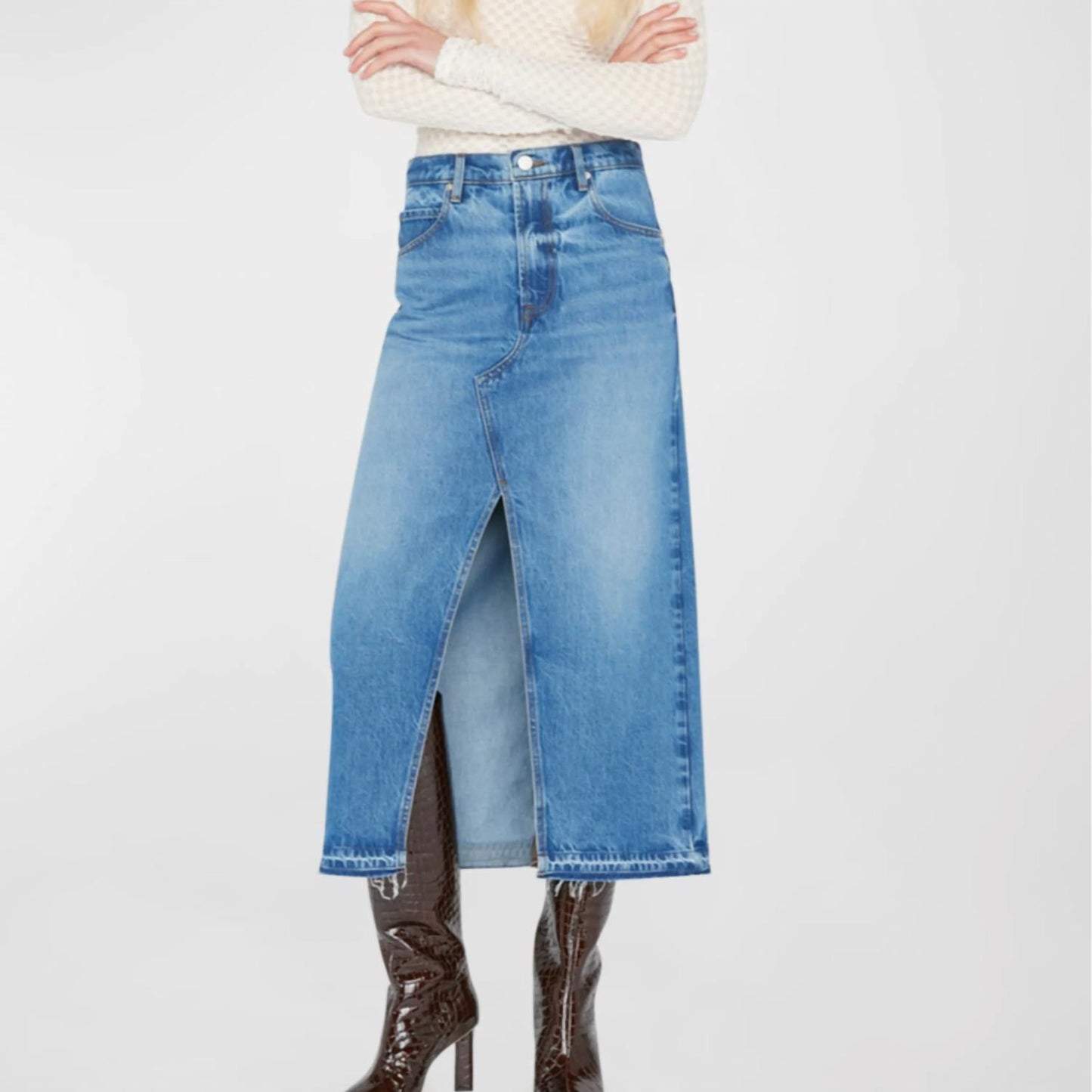 The Midaxi Skirt In Del Amo Dlam