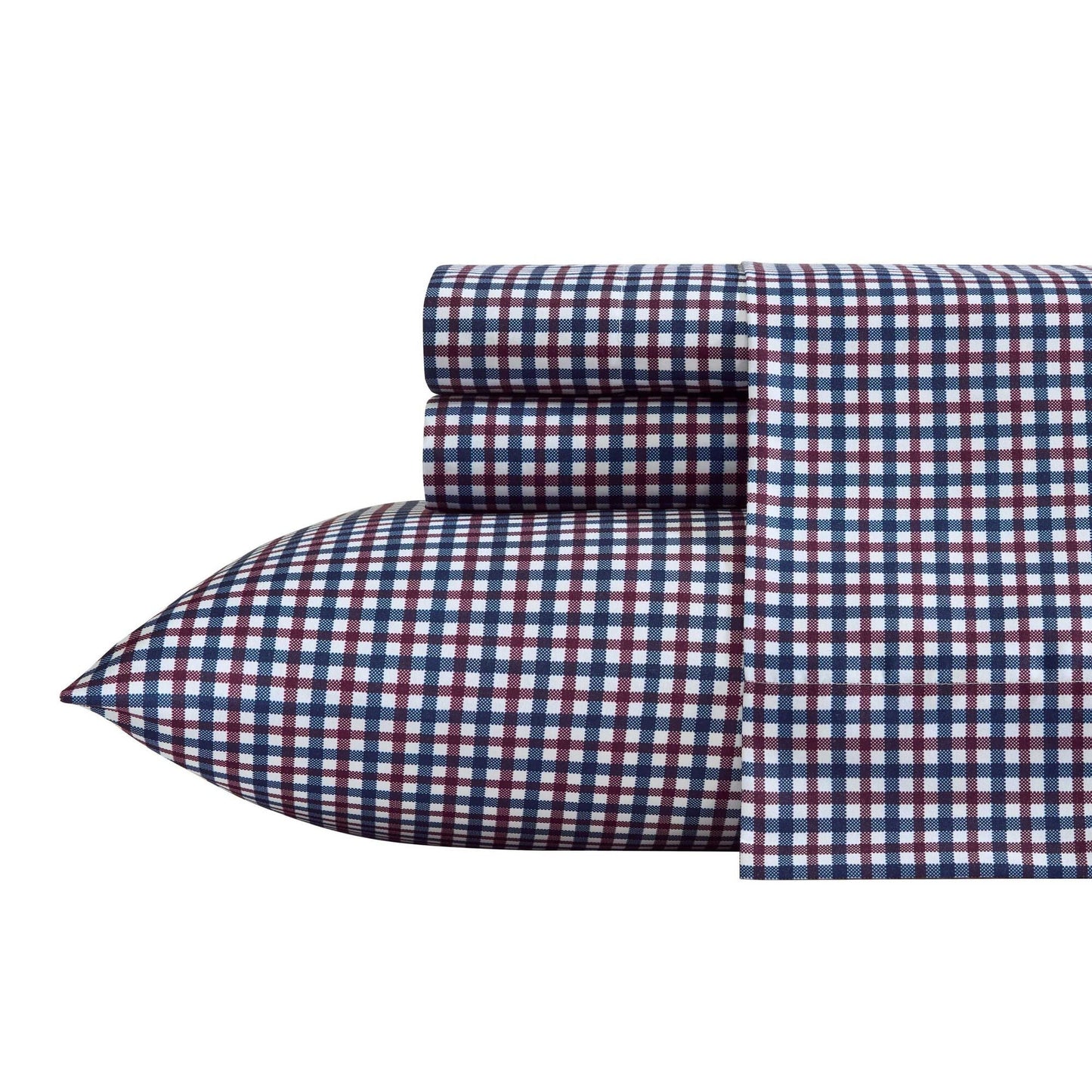 Nautica Heritage Plaid Blue Twin Sheet Set