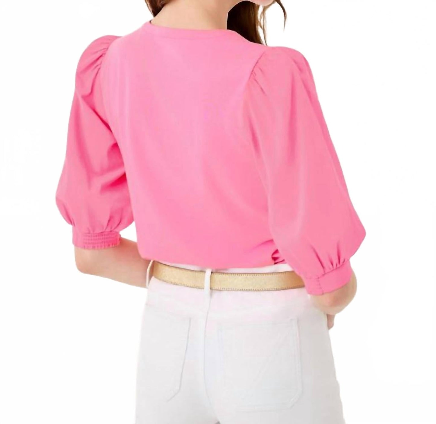 Ronson Knit Top In Confetti Pink