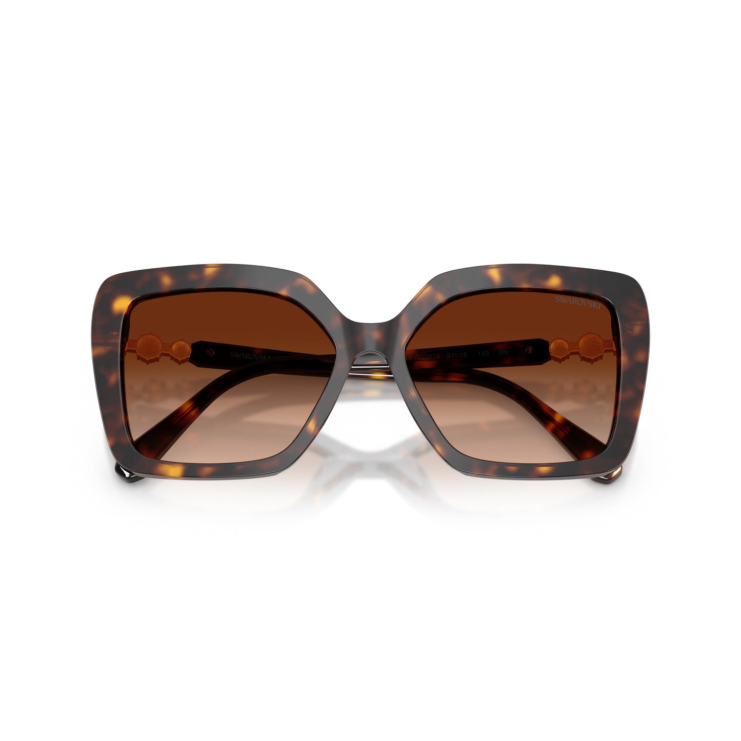 0Sk6049 Oversized Square Sunglasses with Tortoiseshell Pattern