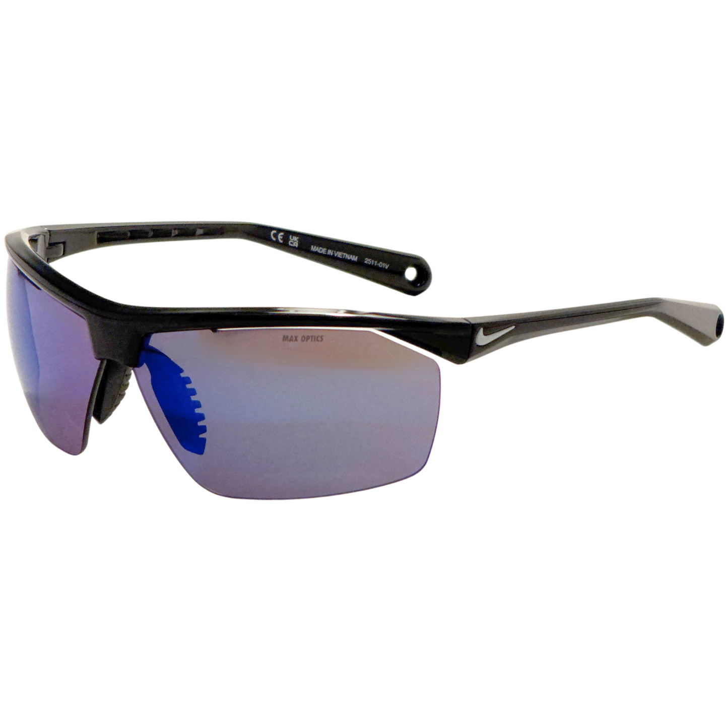 Nike Men's 70 mm Black Sunglasses