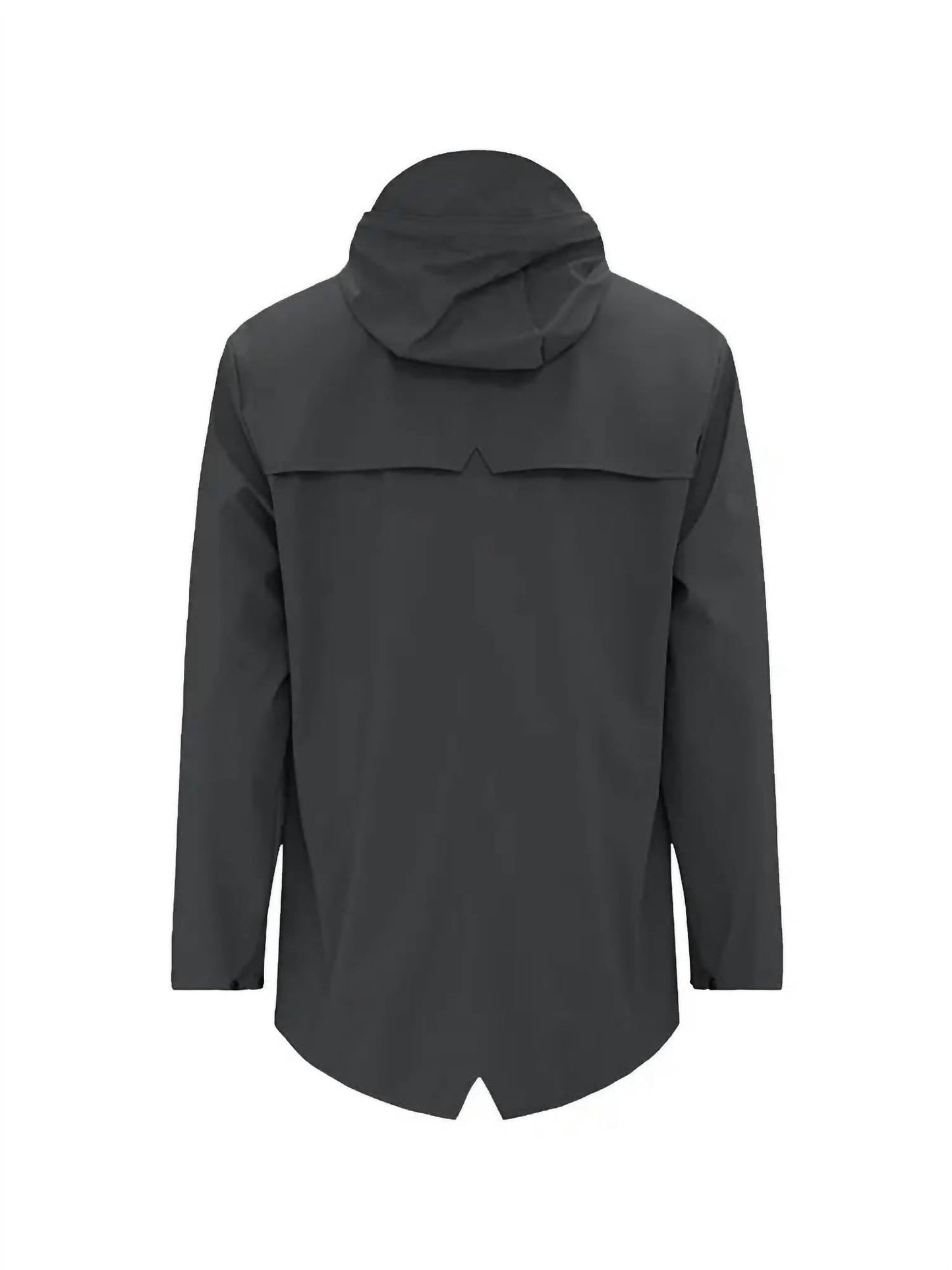 Unisex Waterproof Jacket In Black