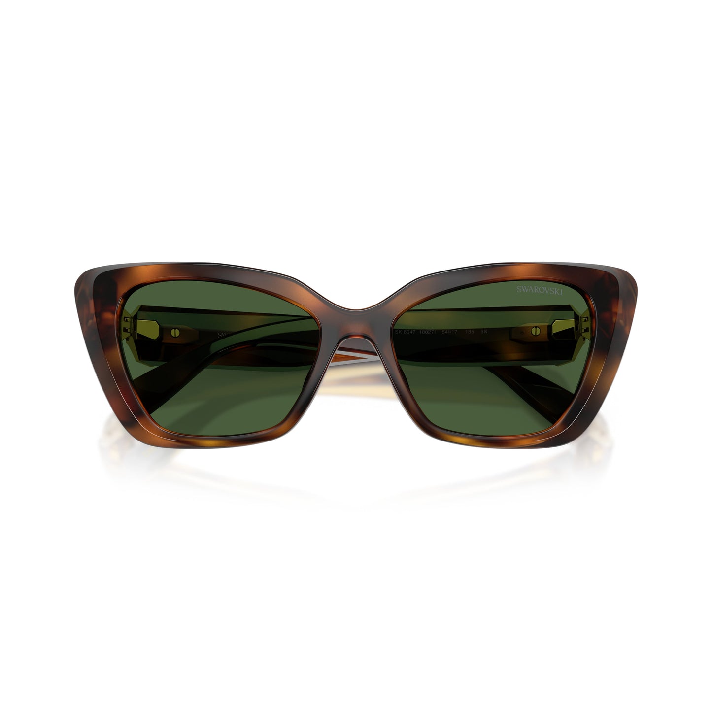 0Sk6047 Cat-Eye Sunglasses with Tortoiseshell Frame