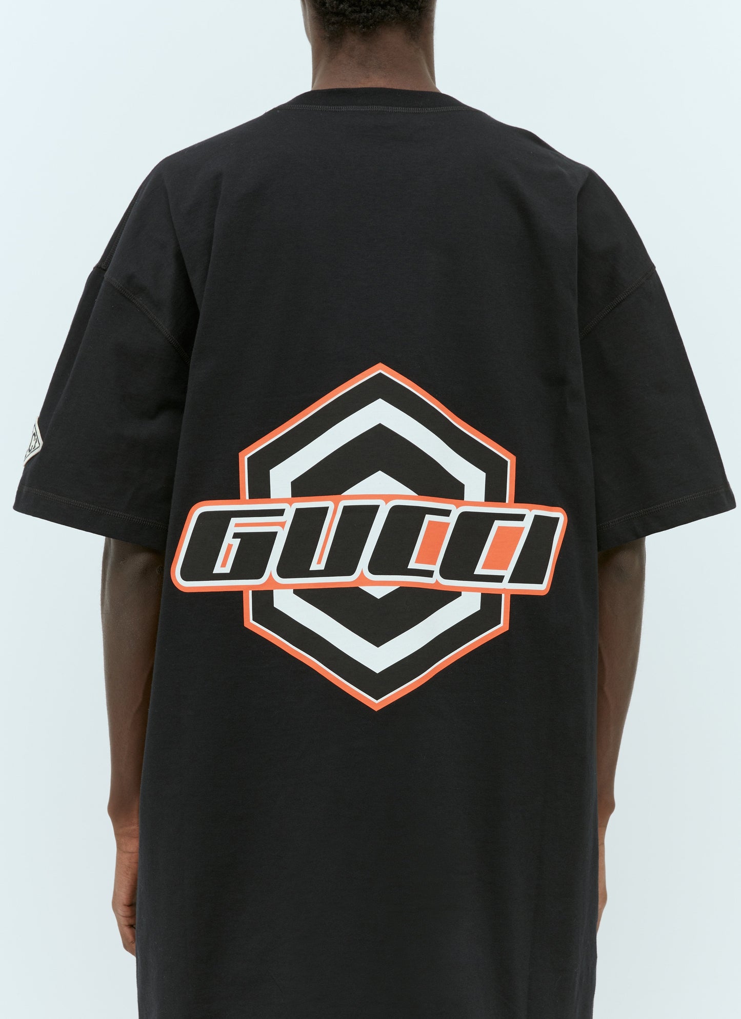 Gucci Men Logo Emblems T-Shirt