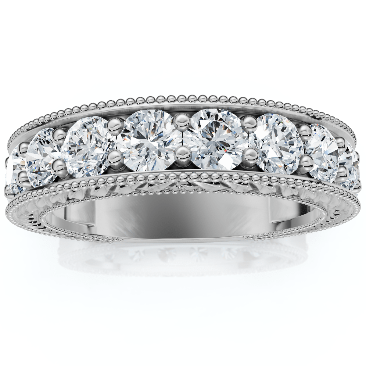 1Ct Heather Diamond Vintage Wedding Ring 10k Gold Lab Grown