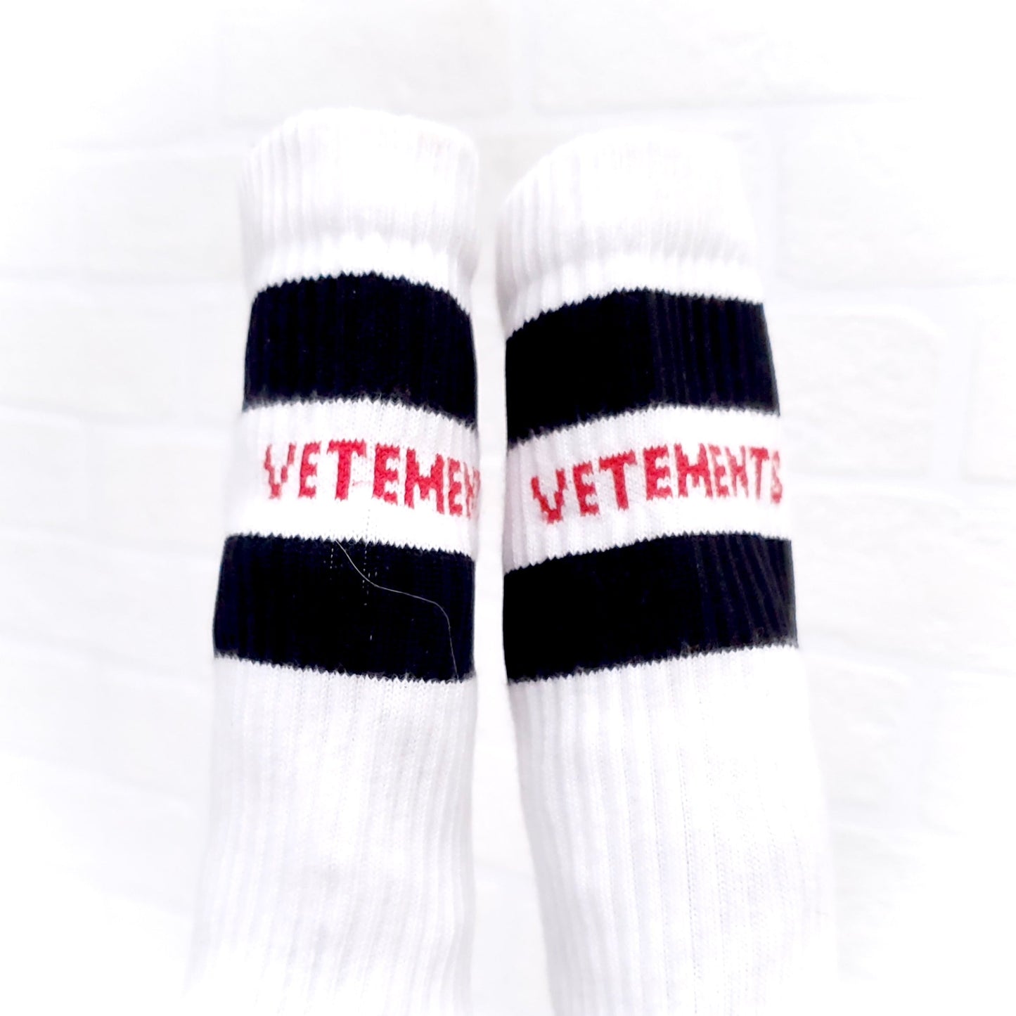VETEMENTS LOGO SOCK BOOTIES - SIZE 36