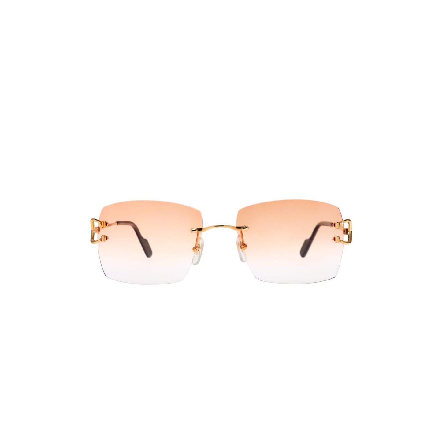 Cartier Custom Vintage Double C Mykonos Sunglasses Gold by MEG