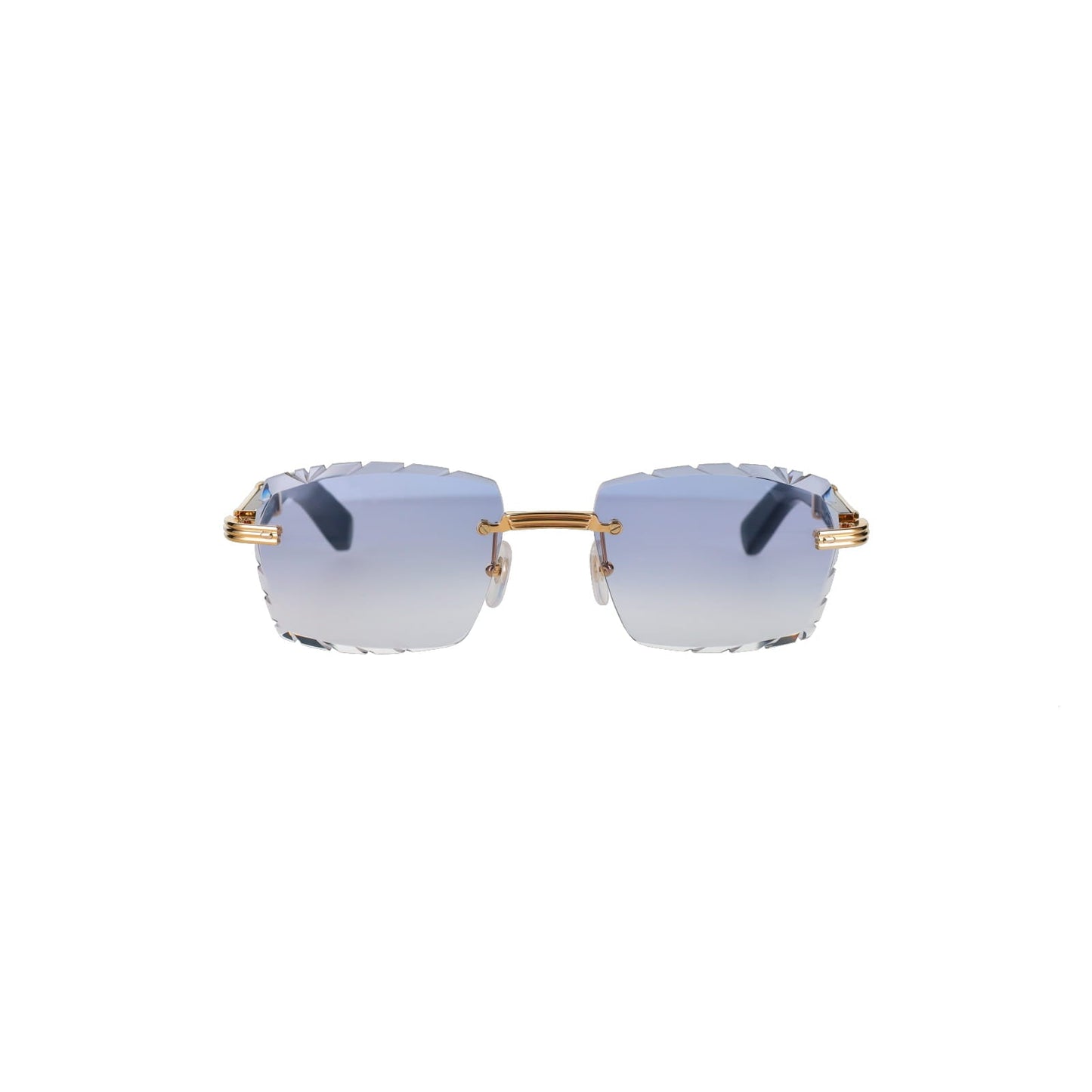 Cartier Custom Première Blue Wood Sunglasses by MEG