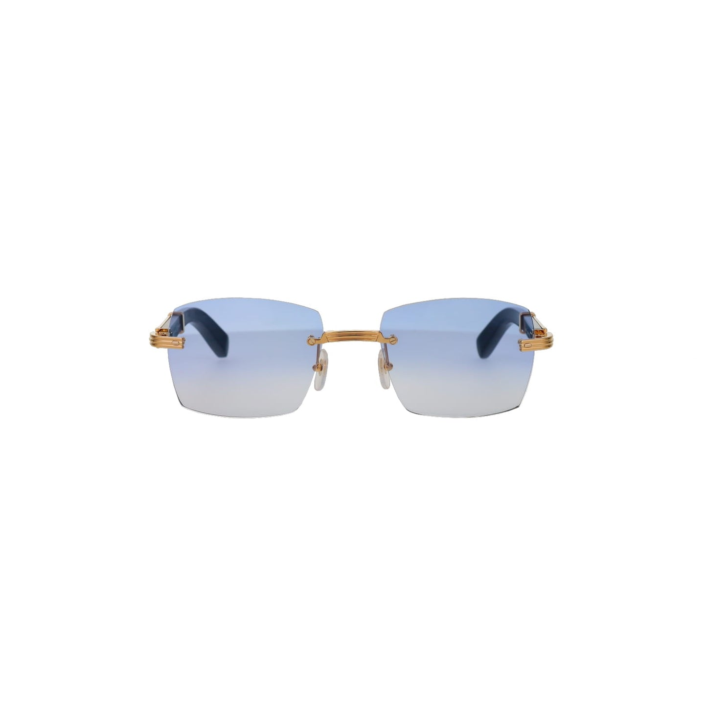 Cartier Custom Première Blue Wood Sunglasses by MEG