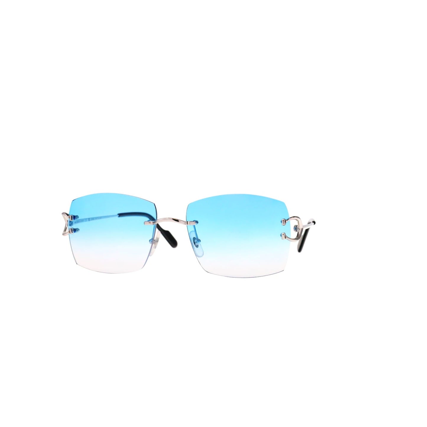 Cartier Custom Vintage Double C Mykonos Platinum Sunglasses by MEG