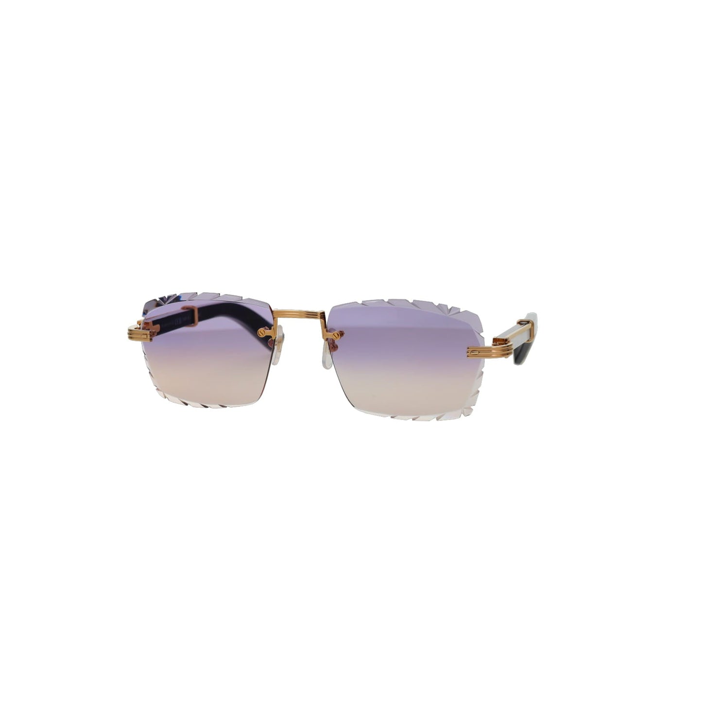 Cartier Custom Première de Cartier White Sunglasses by MEG