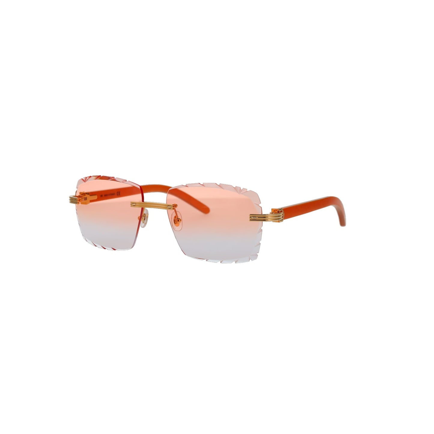 Cartier Custom Première C Horn and Wood Sunglasses by MEG