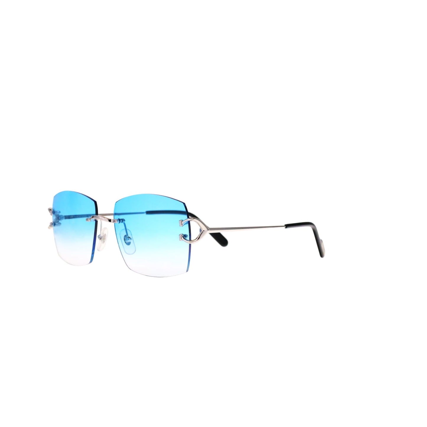 Cartier Custom Vintage Double C Mykonos Platinum Sunglasses by MEG