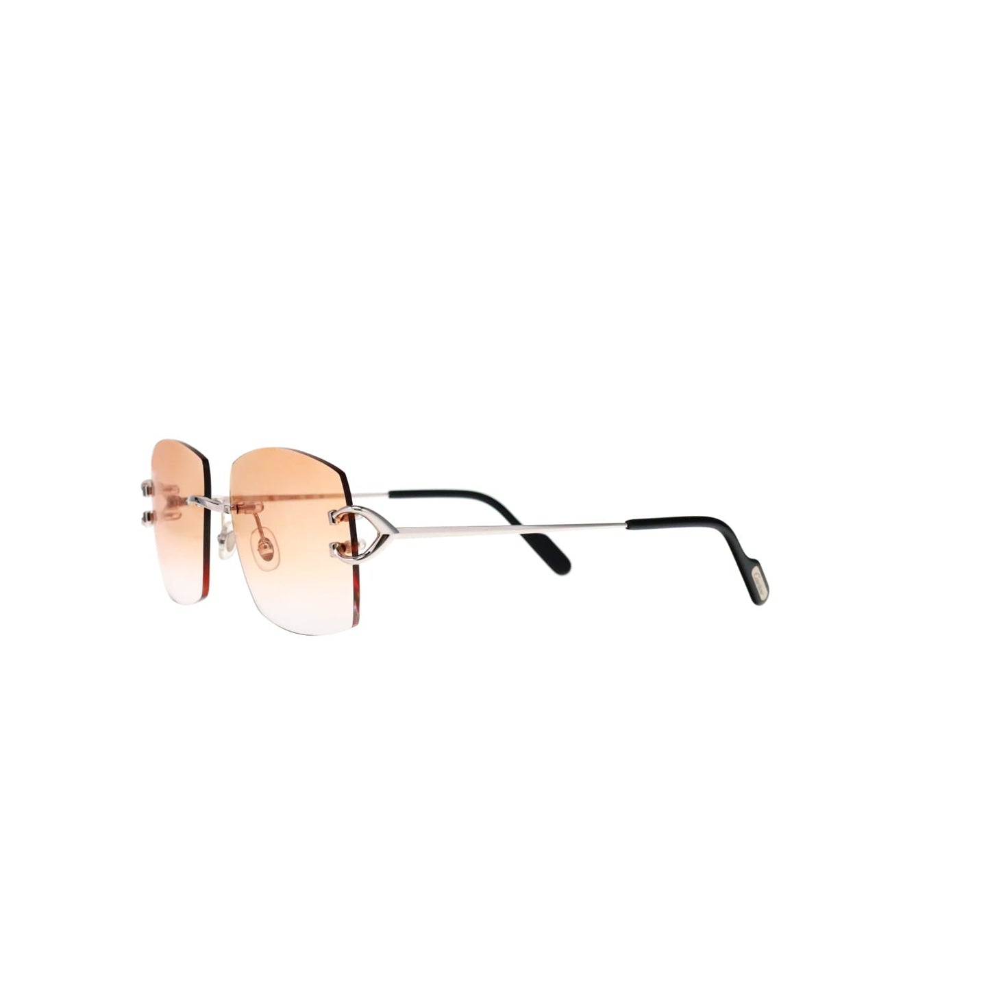 Cartier Custom Vintage Double C Mykonos Platinum Sunglasses by MEG