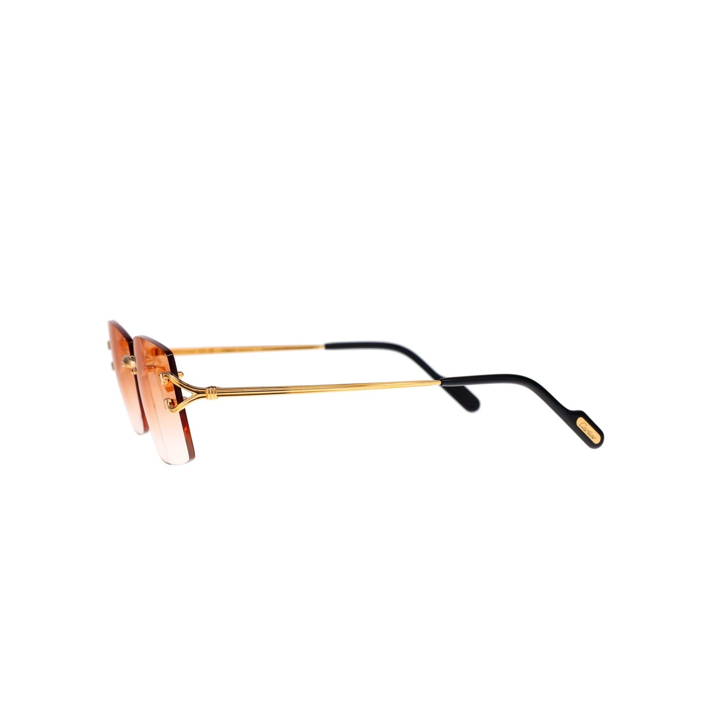 Cartier Custom Double C Godron Gold Brooklyn Sunglasses by MEG