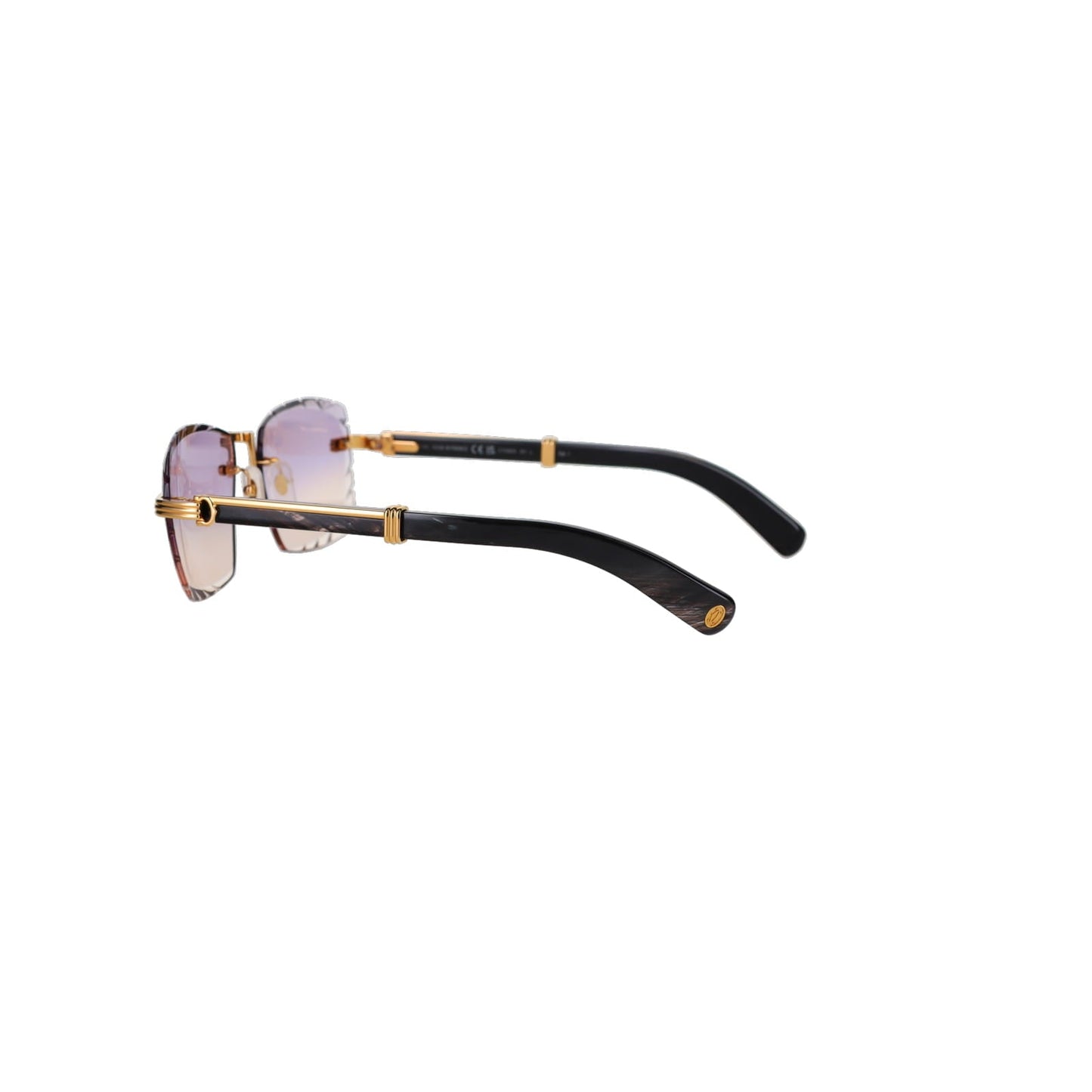 Cartier Custom Première de Cartier Black Sunglasses by MEG