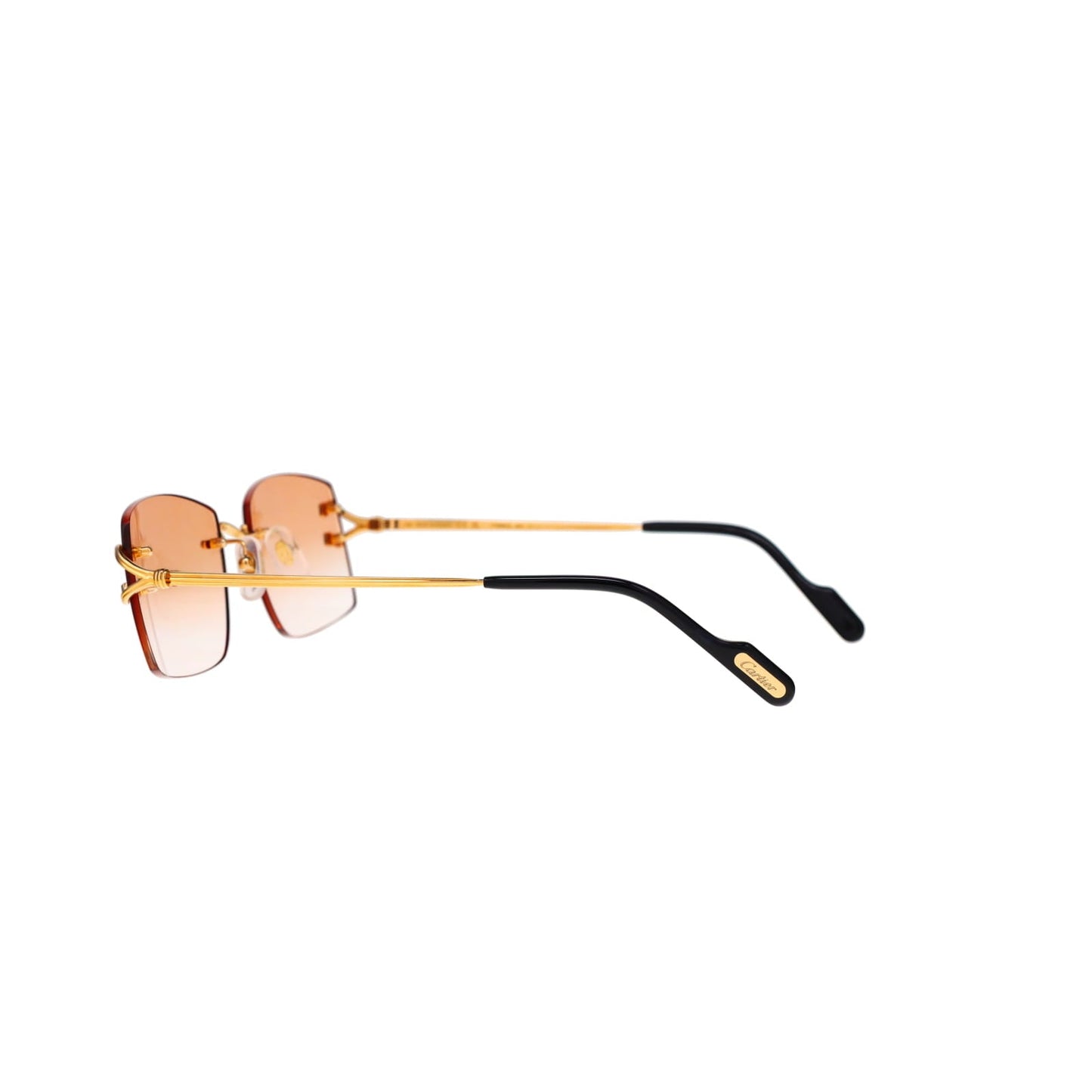 Cartier Custom Double C Godron Gold Brooklyn Sunglasses by MEG