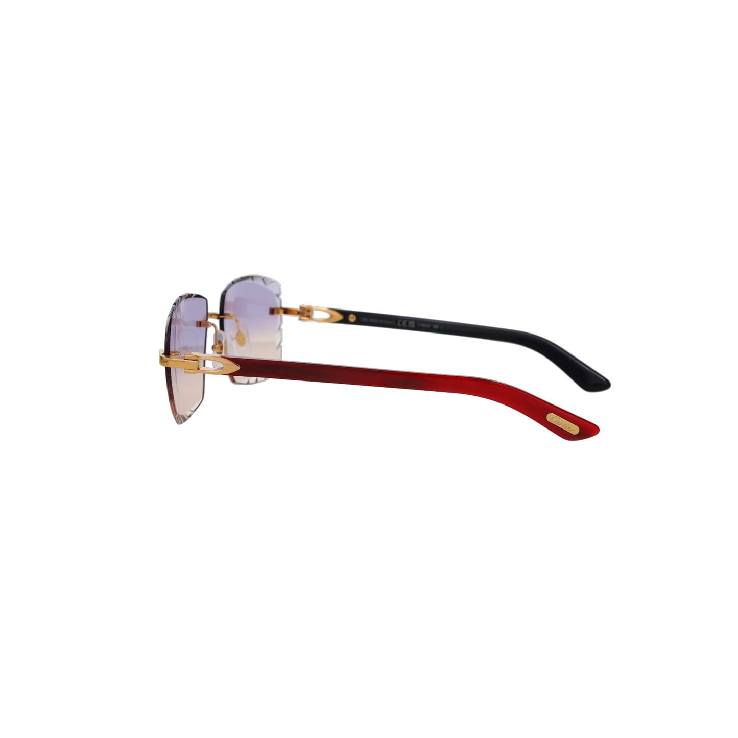 Cartier Custom C Décor Red Buffalo Horn Sunglasses by MEG