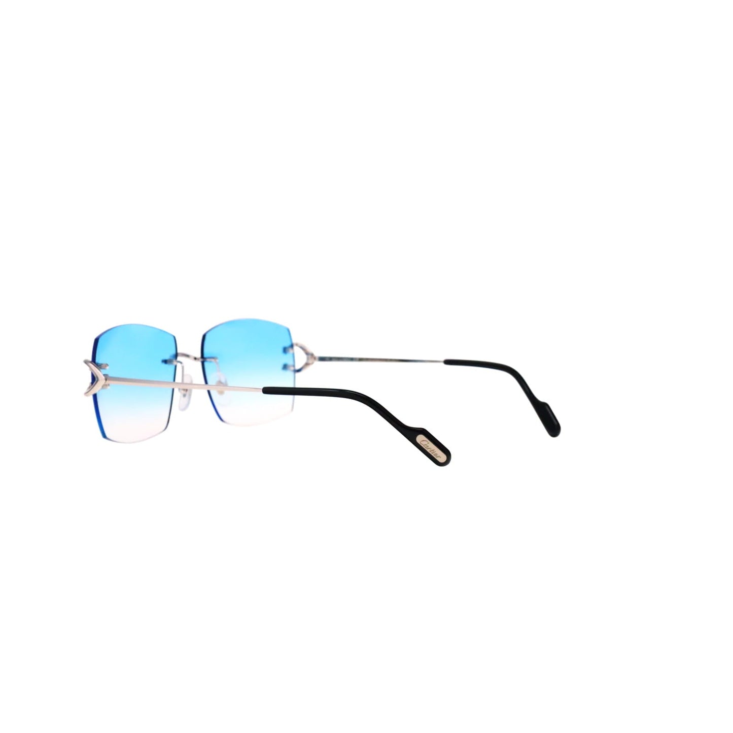 Cartier Custom Vintage Double C Mykonos Platinum Sunglasses by MEG