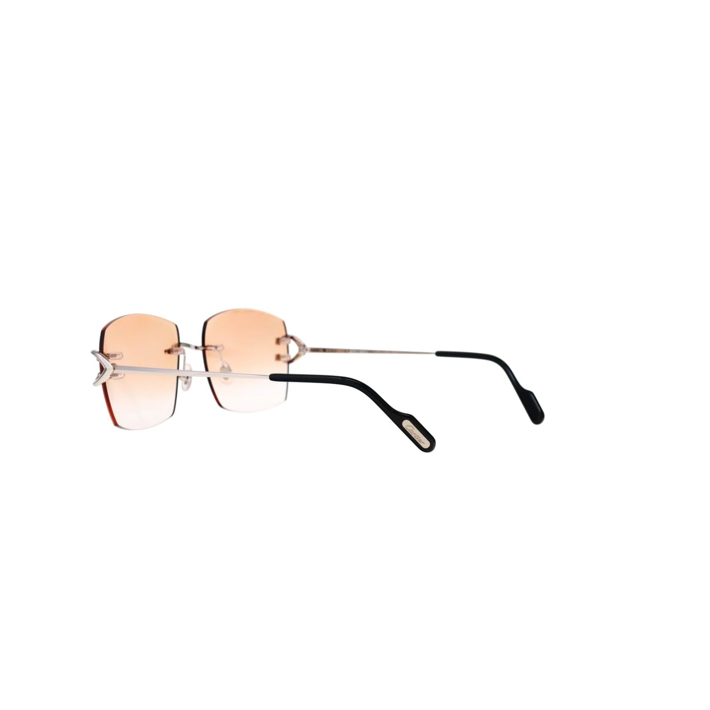 Cartier Custom Vintage Double C Mykonos Platinum Sunglasses by MEG