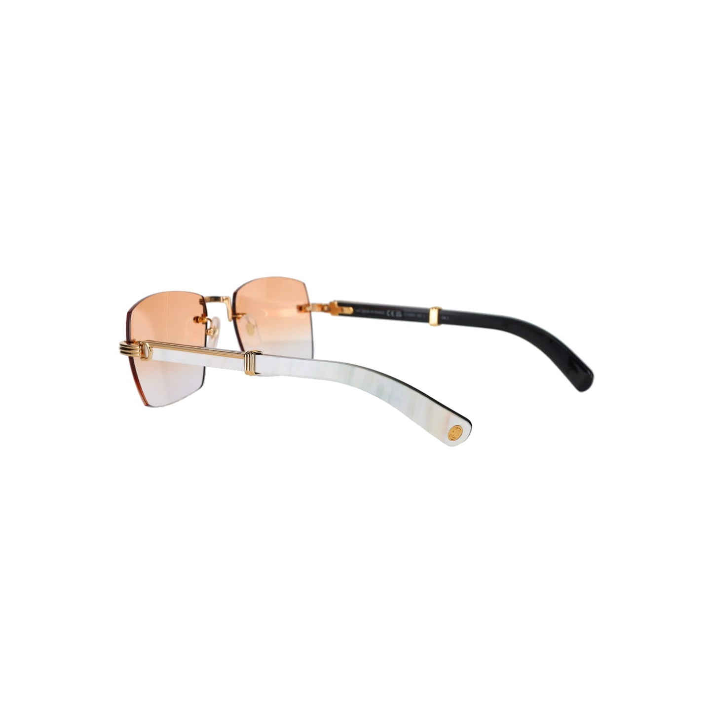 Cartier Custom Première de Cartier White Sunglasses by MEG